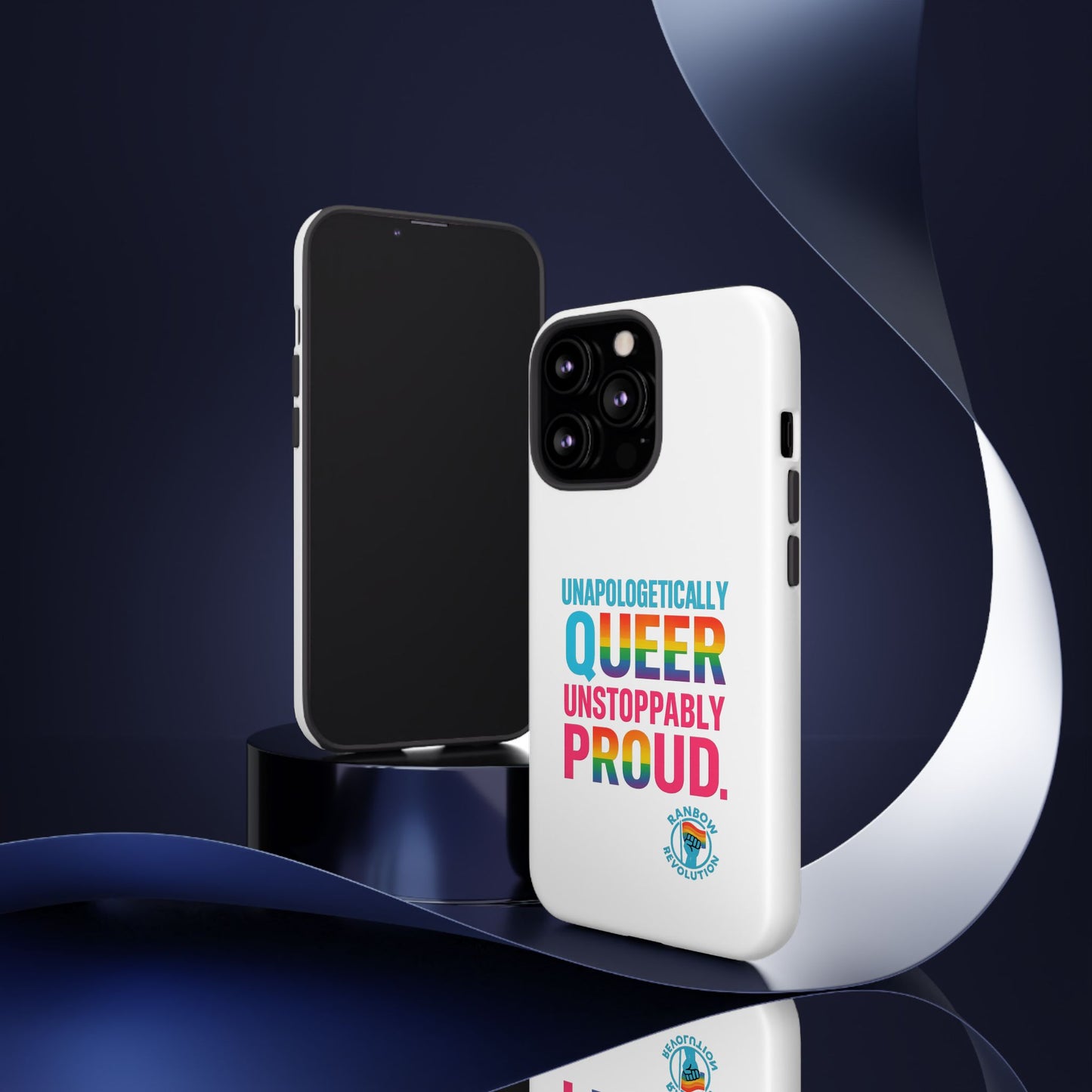 Pride Phone Case - Unapologetically Queer, LGBTQ+ Accessory, Colorful Phone Cover, Rainbow Gift, Queer Pride