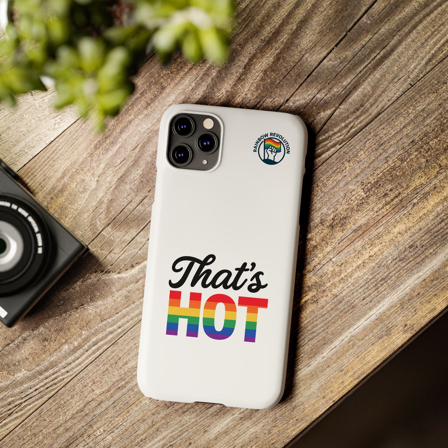 Rainbow Pride Slim Phone Cases | LGBTQ+ Accessories, Gifts for Friends, Trendy Phone Cover, Summer Vibes