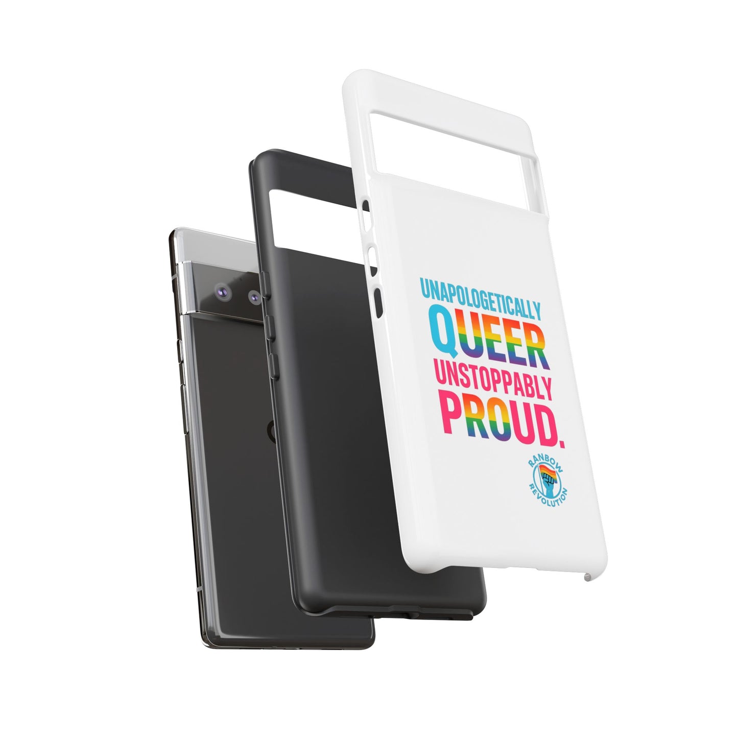 Pride Phone Case - Unapologetically Queer, LGBTQ+ Accessory, Colorful Phone Cover, Rainbow Gift, Queer Pride