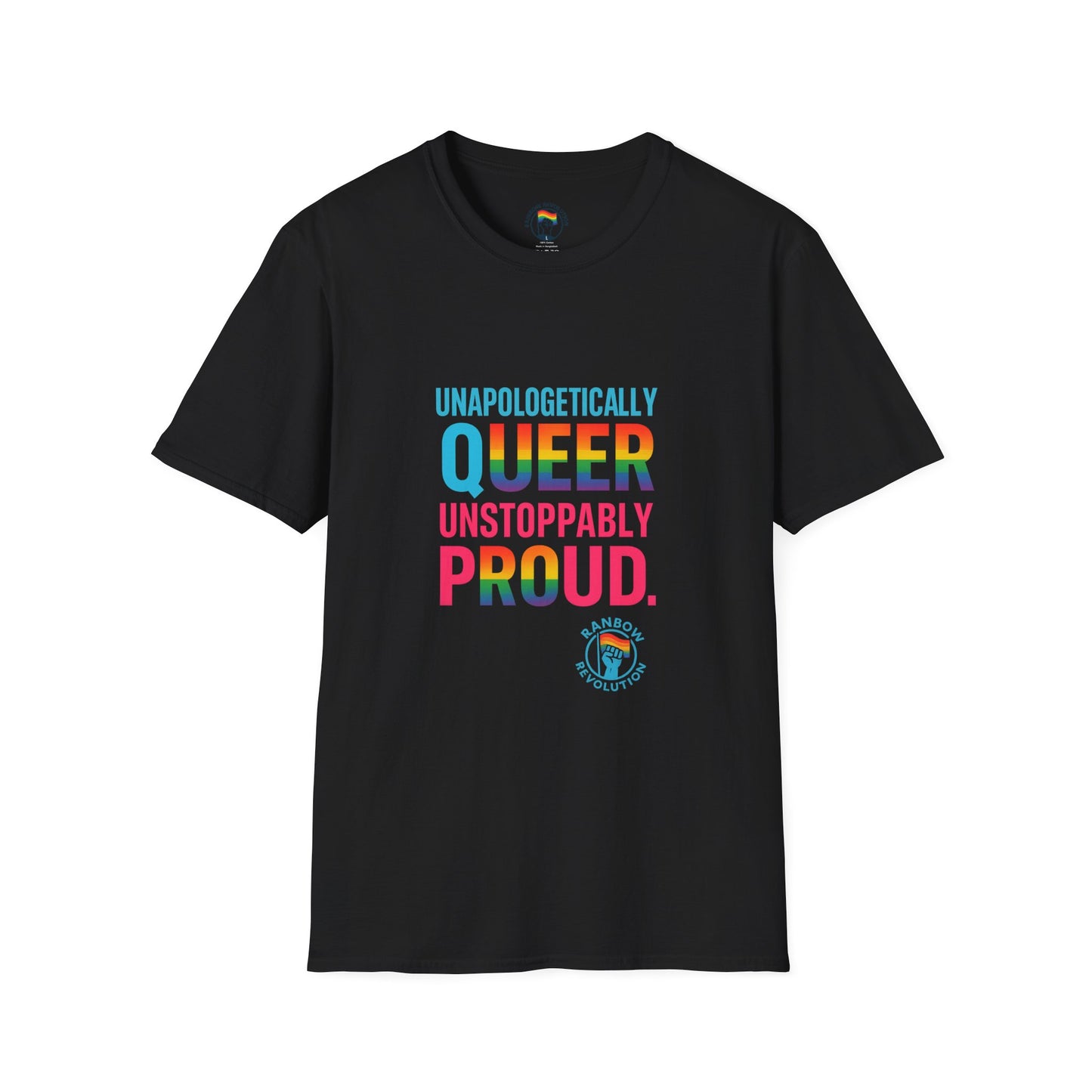 Unisex Pride T-Shirt - Unapologetically Queer Unstoppably Proud, LGBTQ+ Apparel, LGBTQ Pride Shirt, Gay Pride Tee, Rainbow Shirt, Gift [...]