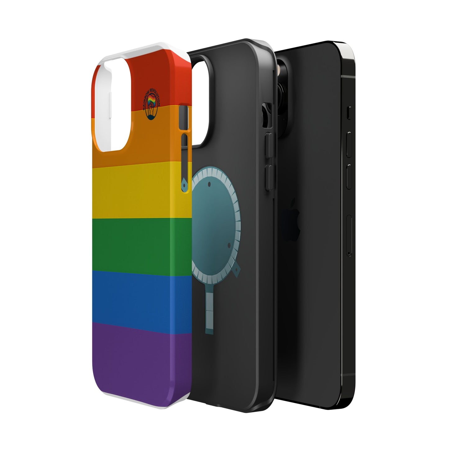Rainbow Pride Magnetic Phone Case | LGBTQ+ Accessories, Colorful Phone Protection, Gift for Pride Month, Unique Cell Cover