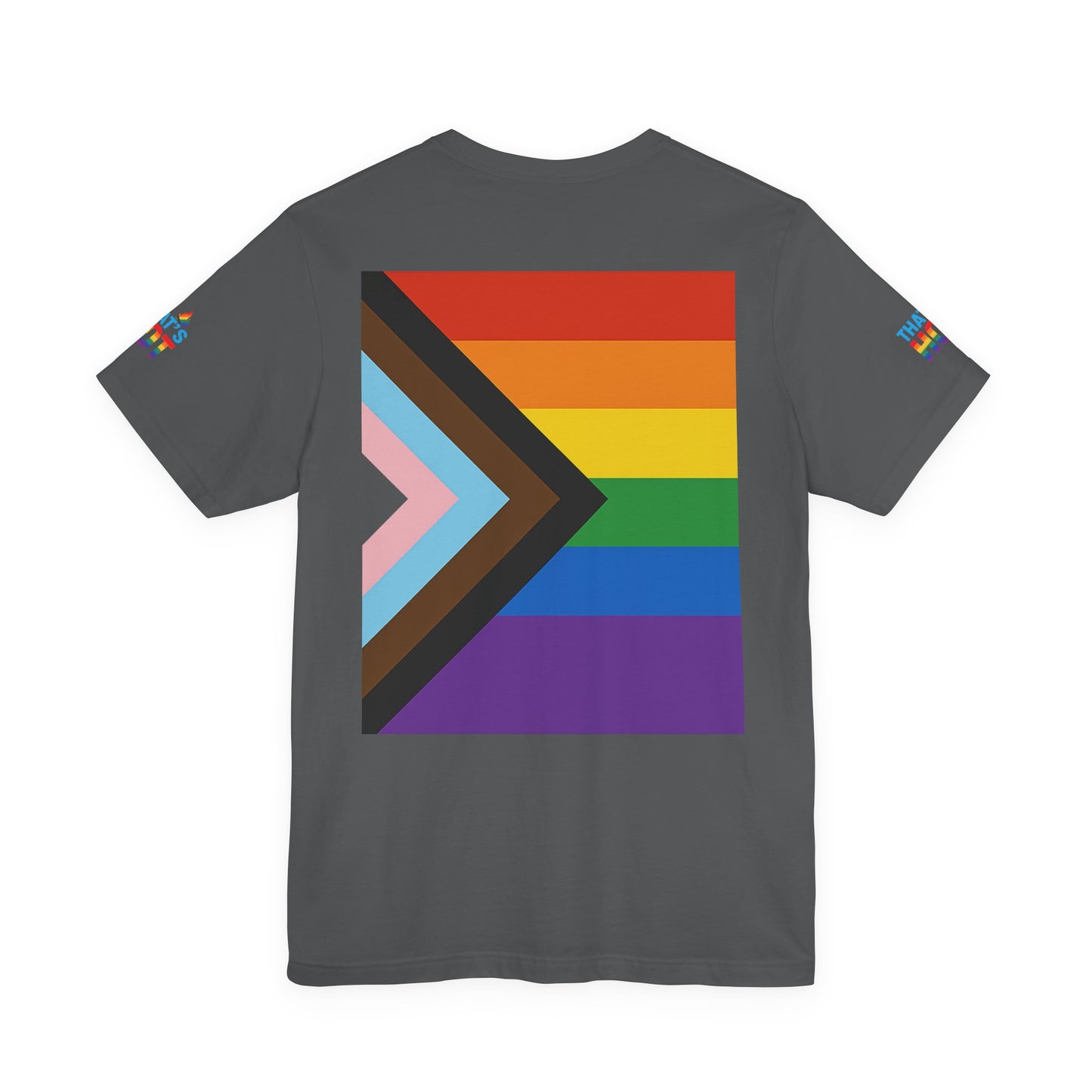 Pride Rainbow Tee, Unisex Short Sleeve Shirt, LGBTQ+ Apparel, Comfortable Summer Top, Celebratory Outfit, Gift for Allies