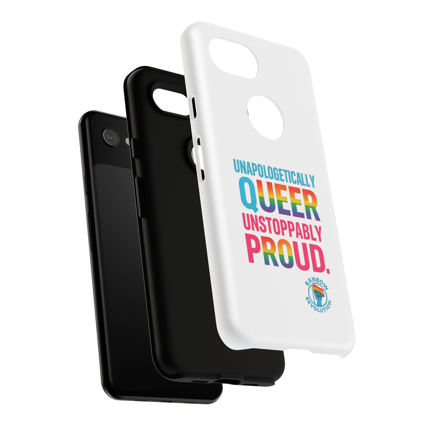 Pride Phone Case - Unapologetically Queer, LGBTQ+ Accessory, Colorful Phone Cover, Rainbow Gift, Queer Pride