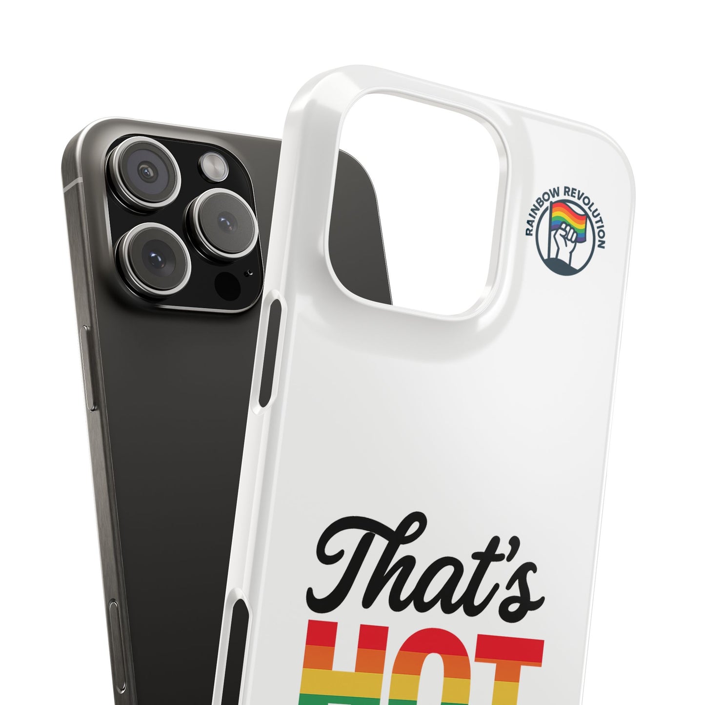 Rainbow Pride Slim Phone Cases | LGBTQ+ Accessories, Gifts for Friends, Trendy Phone Cover, Summer Vibes
