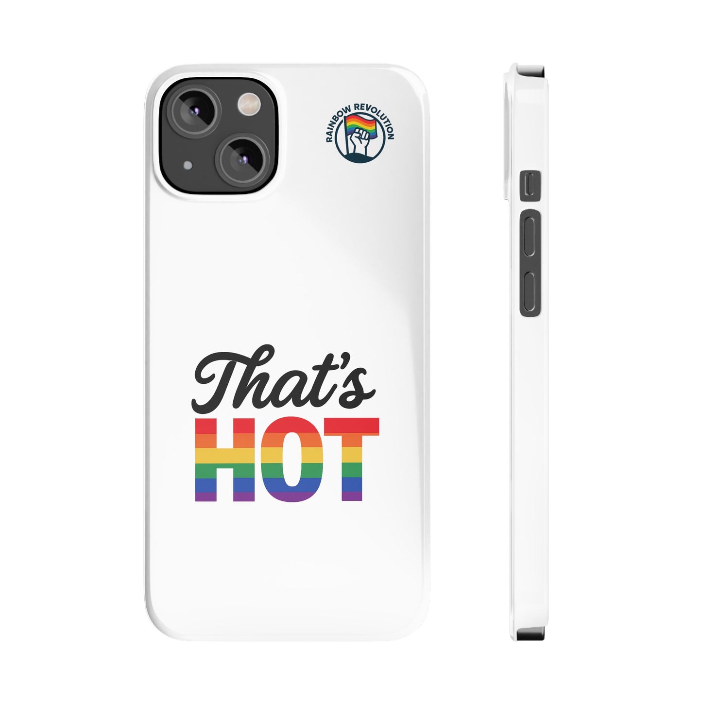 Rainbow Pride Slim Phone Cases | LGBTQ+ Accessories, Gifts for Friends, Trendy Phone Cover, Summer Vibes