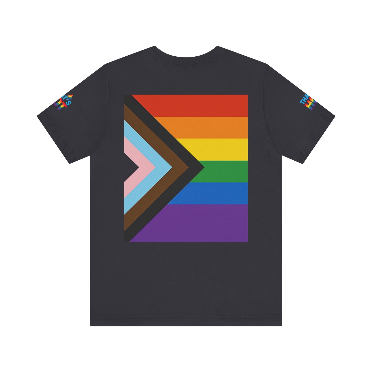 Pride Rainbow Tee, Unisex Short Sleeve Shirt, LGBTQ+ Apparel, Comfortable Summer Top, Celebratory Outfit, Gift for Allies