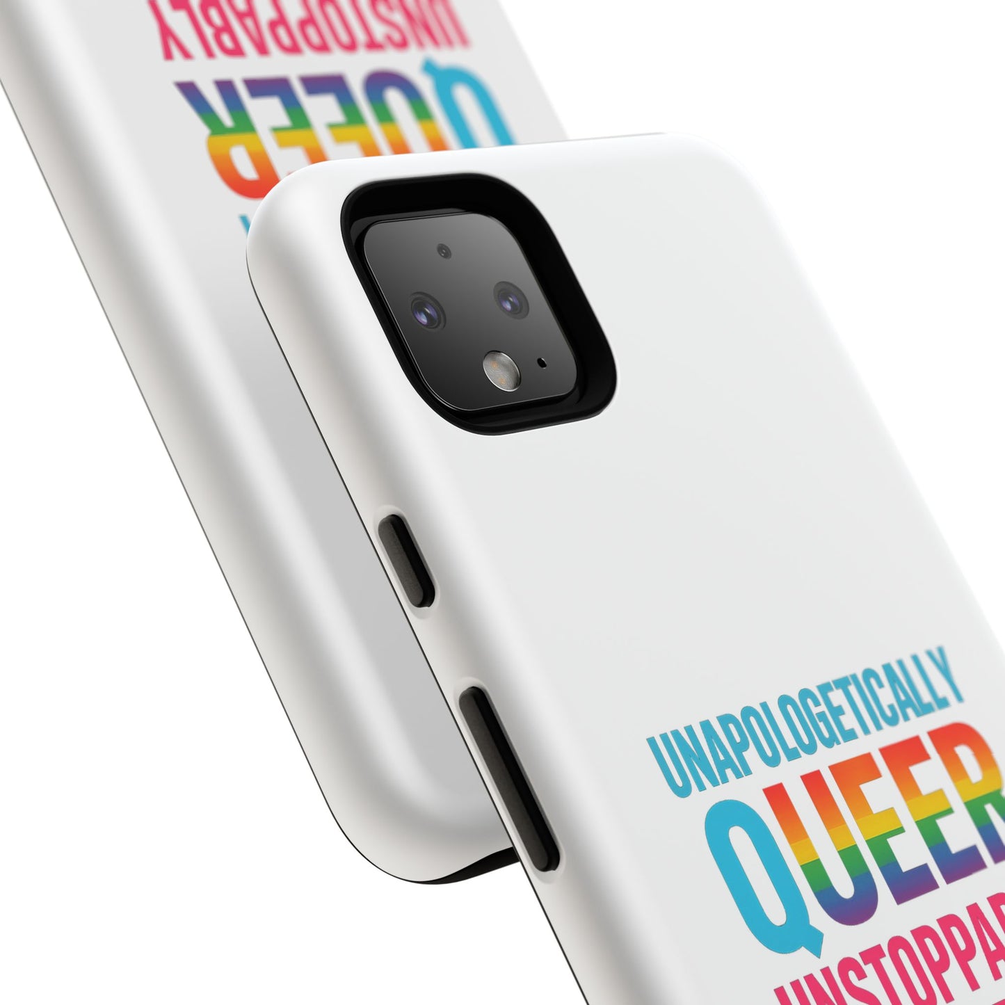 Pride Phone Case - Unapologetically Queer, LGBTQ+ Accessory, Colorful Phone Cover, Rainbow Gift, Queer Pride
