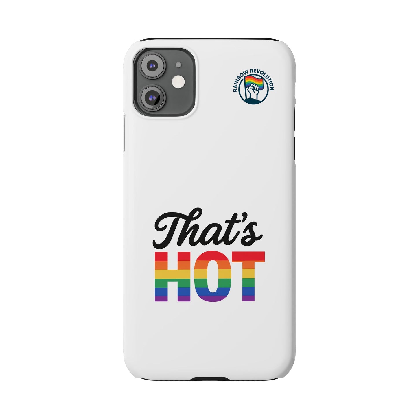 Rainbow Pride Slim Phone Cases | LGBTQ+ Accessories, Gifts for Friends, Trendy Phone Cover, Summer Vibes