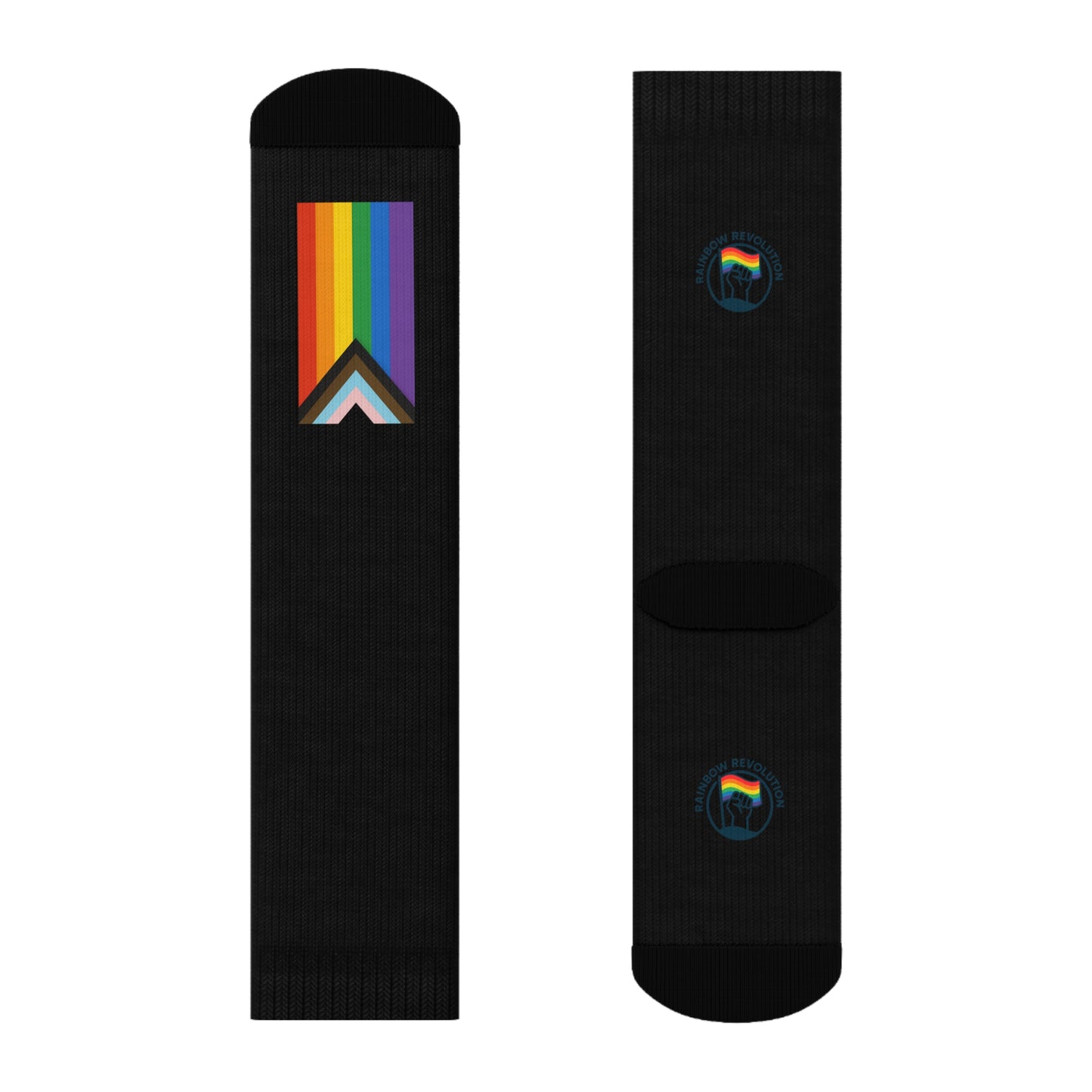Pride-Themed Crew Socks, Colorful Rainbow Socks for Festivals, LGBTQ+ Gifts, Pride Month Essentials, Fun Everyday Wear