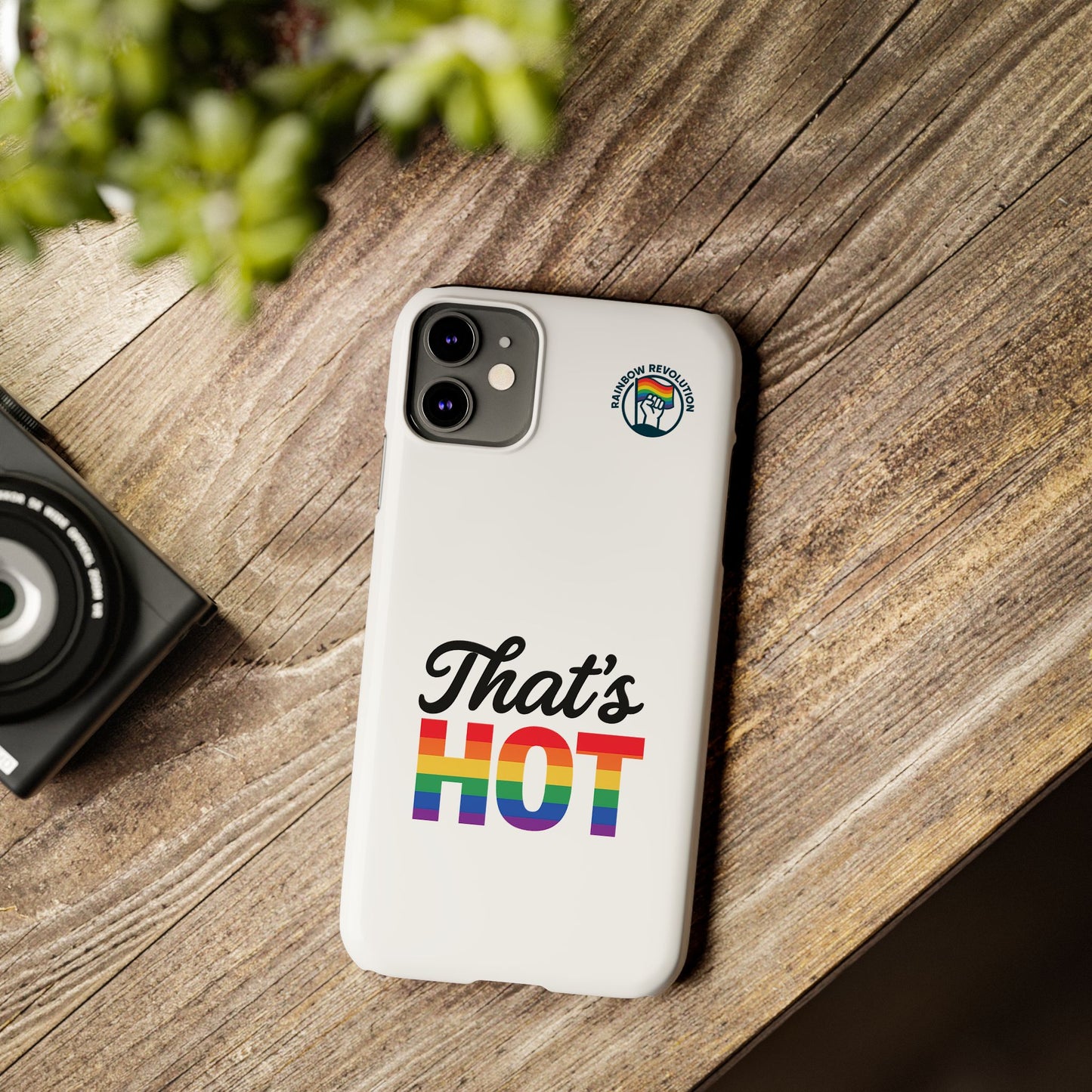 Rainbow Pride Slim Phone Cases | LGBTQ+ Accessories, Gifts for Friends, Trendy Phone Cover, Summer Vibes