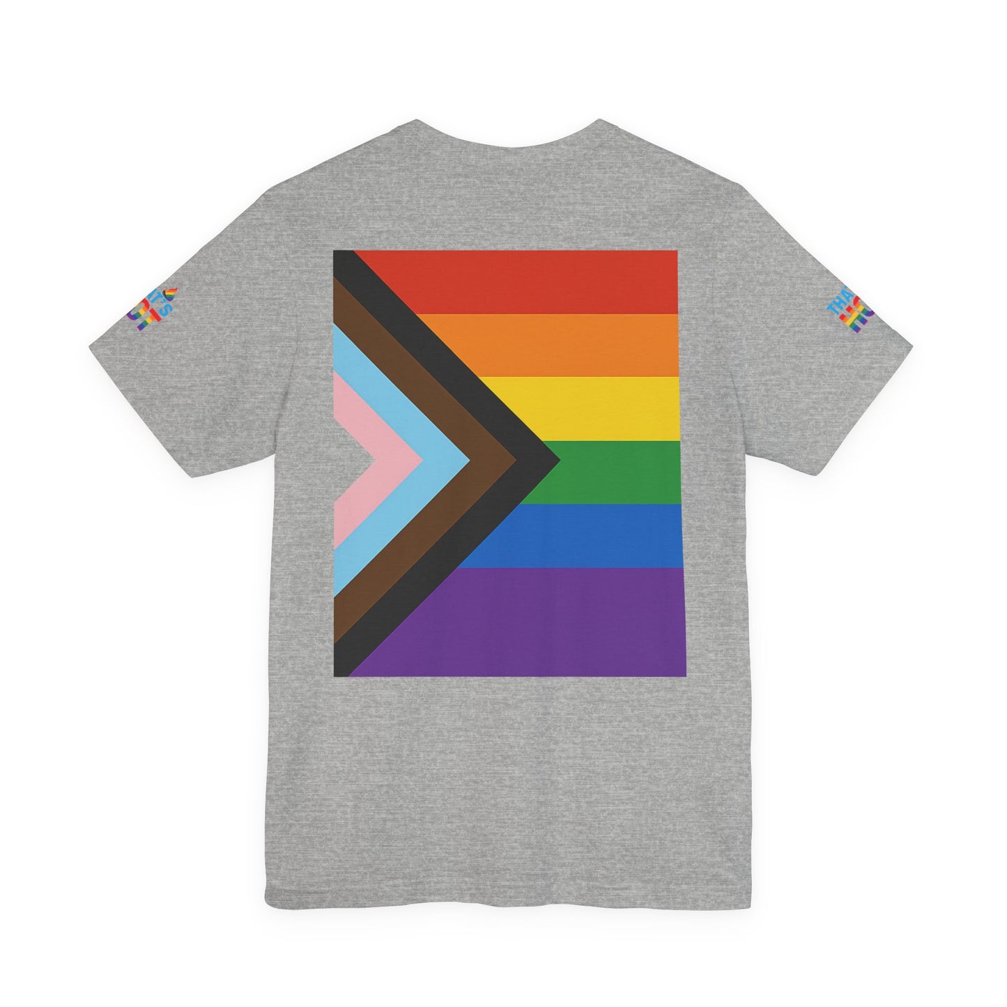Pride Rainbow Tee, Unisex Short Sleeve Shirt, LGBTQ+ Apparel, Comfortable Summer Top, Celebratory Outfit, Gift for Allies