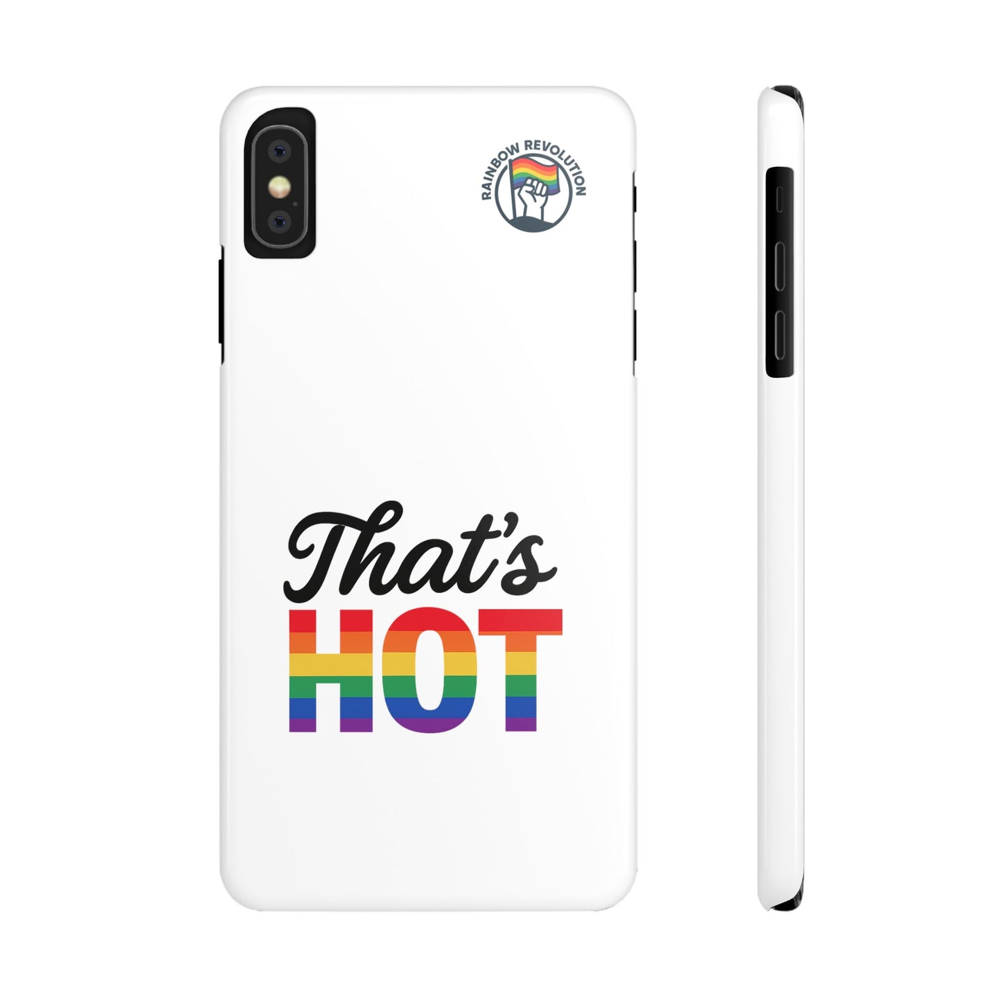 Rainbow Pride Slim Phone Cases | LGBTQ+ Accessories, Gifts for Friends, Trendy Phone Cover, Summer Vibes