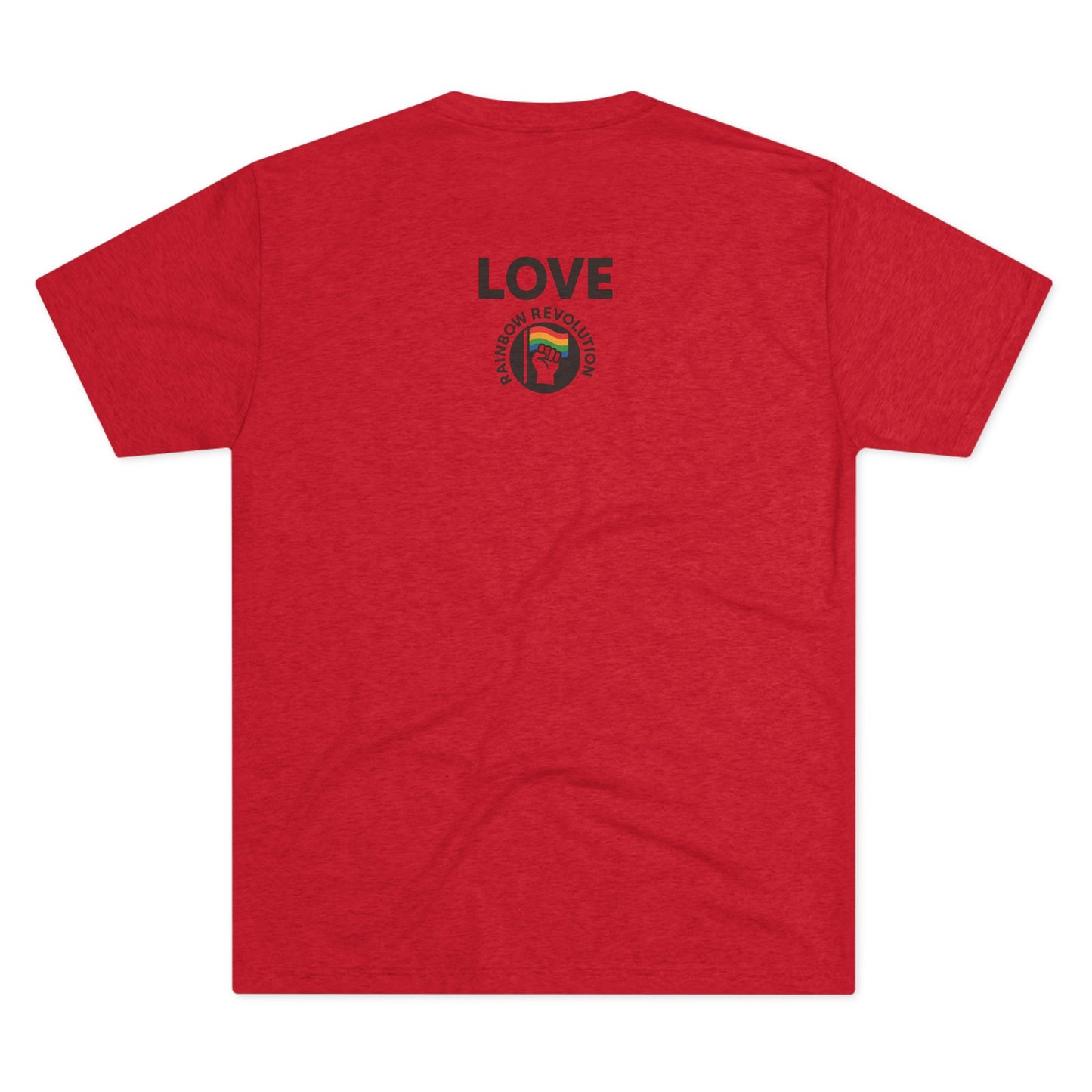 Pride Unisex Tee with Love Design - LGBTQ+ Celebration Shirt, Affirmation Apparel, Support Shirt, Gift for Allies, Festival Wear