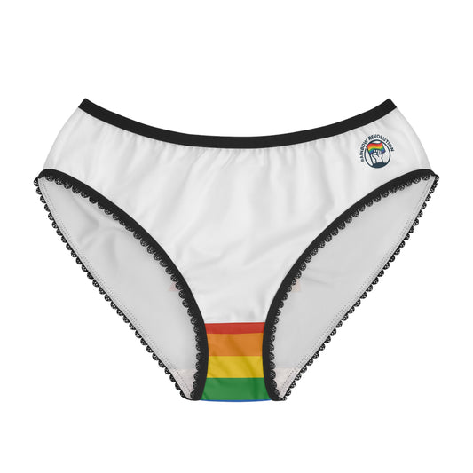 Pride-Themed Women's Briefs, LGBTQ Underwear, Comfortable Everyday Panties, Gifts for Pride Month, Fun LGBTQ Fashion