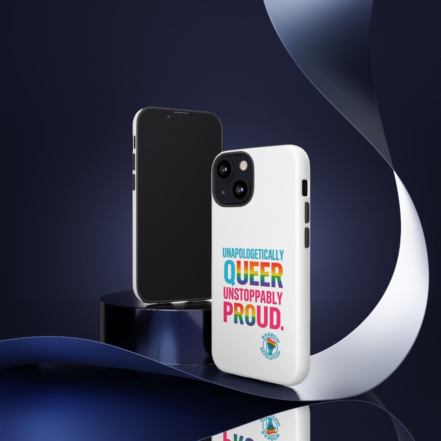 Pride Phone Case - Unapologetically Queer, LGBTQ+ Accessory, Colorful Phone Cover, Rainbow Gift, Queer Pride
