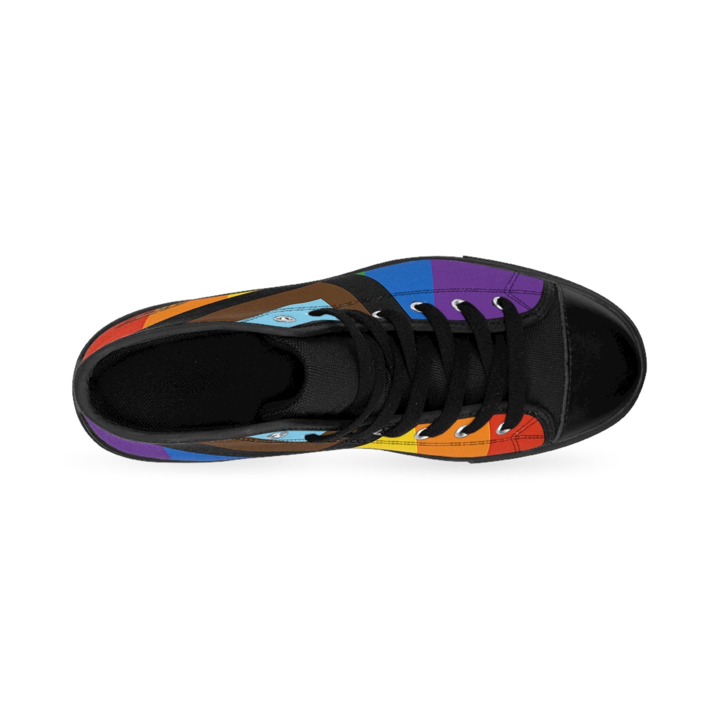 Men's Classic Sneakers with Colorful Pride Design - Trendy, Casual, LGBTQ+ Accessories, Unique Gift, Everyday Wear, Pride Month