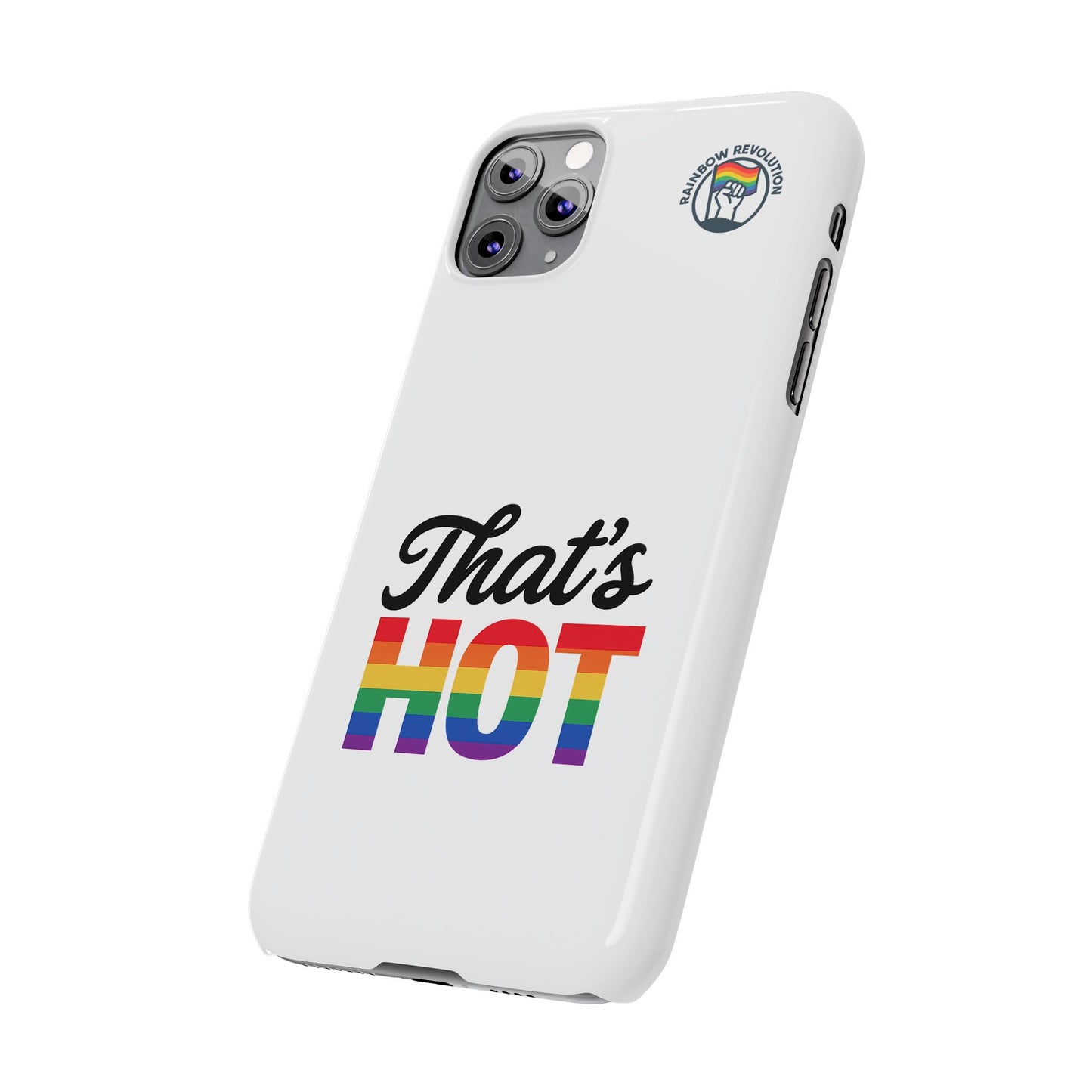 Rainbow Pride Slim Phone Cases | LGBTQ+ Accessories, Gifts for Friends, Trendy Phone Cover, Summer Vibes