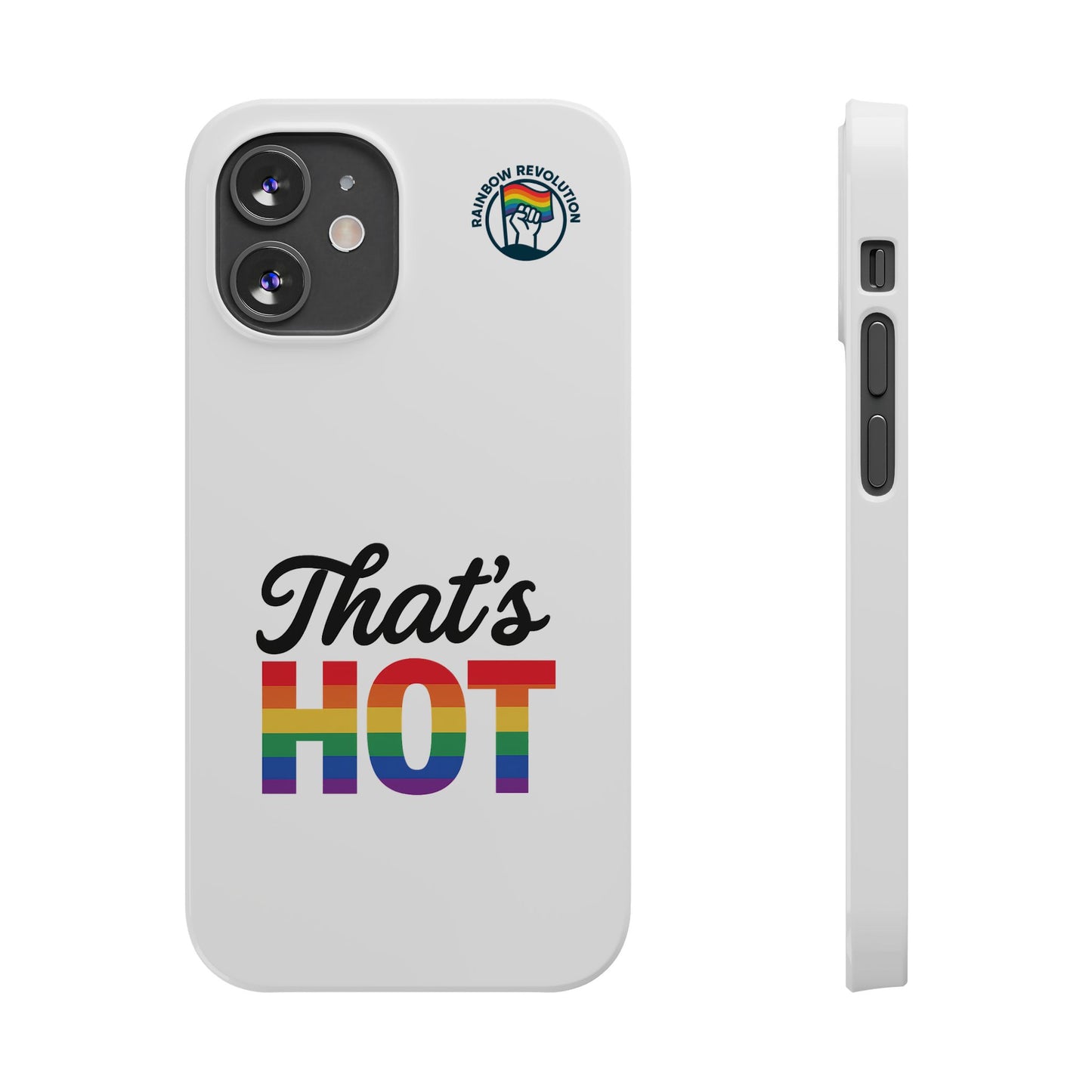 Rainbow Pride Slim Phone Cases | LGBTQ+ Accessories, Gifts for Friends, Trendy Phone Cover, Summer Vibes