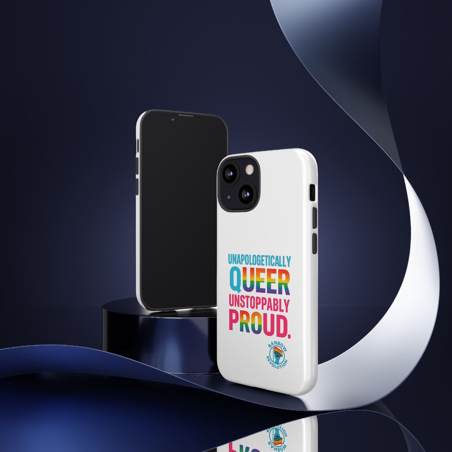 Pride Phone Case - Unapologetically Queer, LGBTQ+ Accessory, Colorful Phone Cover, Rainbow Gift, Queer Pride