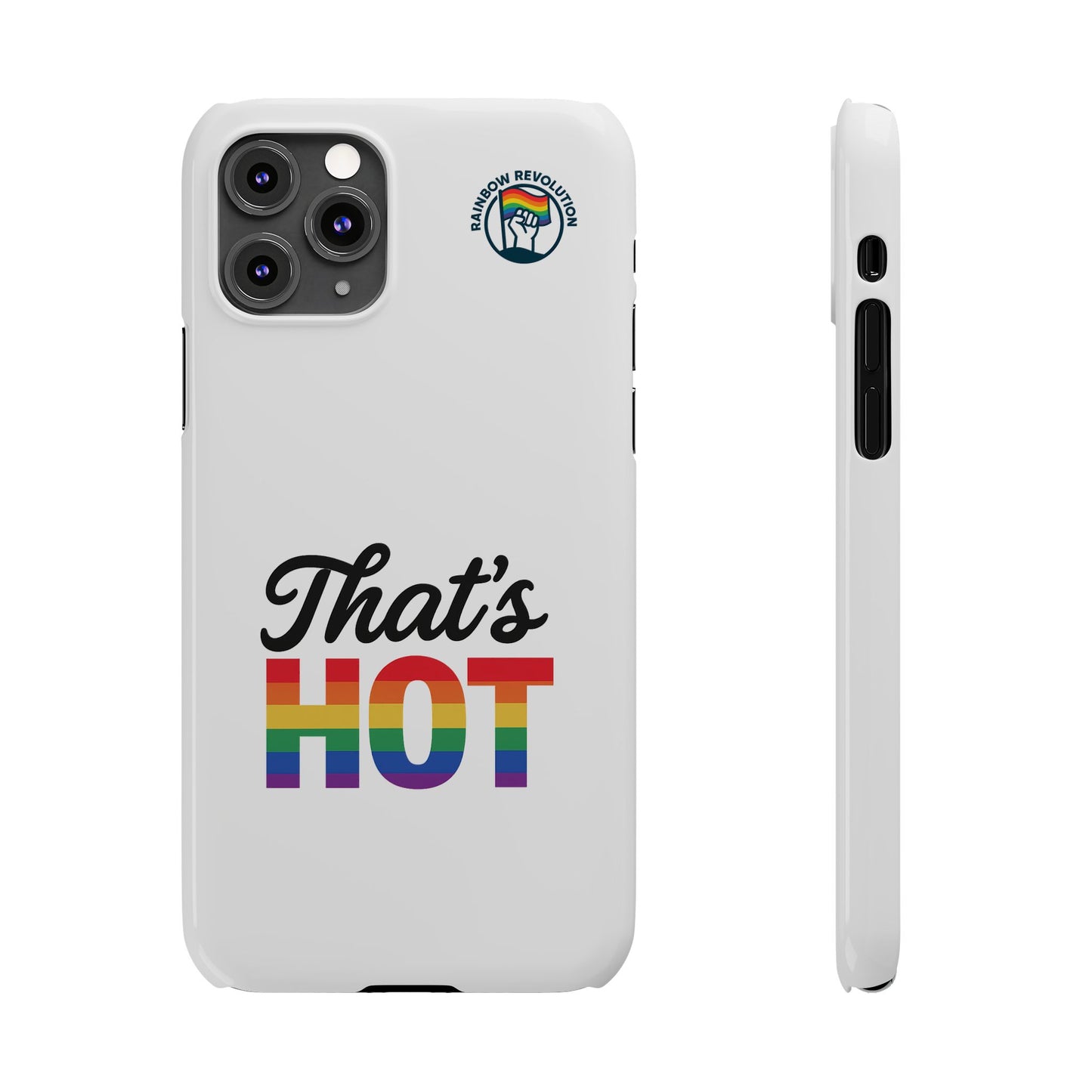 Rainbow Pride Slim Phone Cases | LGBTQ+ Accessories, Gifts for Friends, Trendy Phone Cover, Summer Vibes