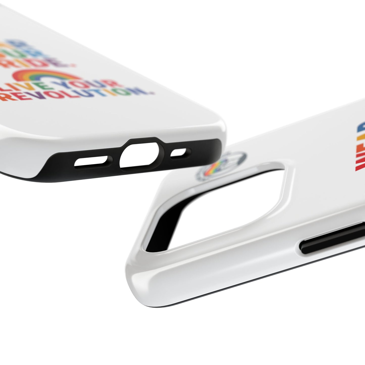 Pride Phone Cases - Wear Your Pride, Live Your Revolution - LGBTQ+ Accessories, Colorful Cases, Gift for Pride Month, Support Equality