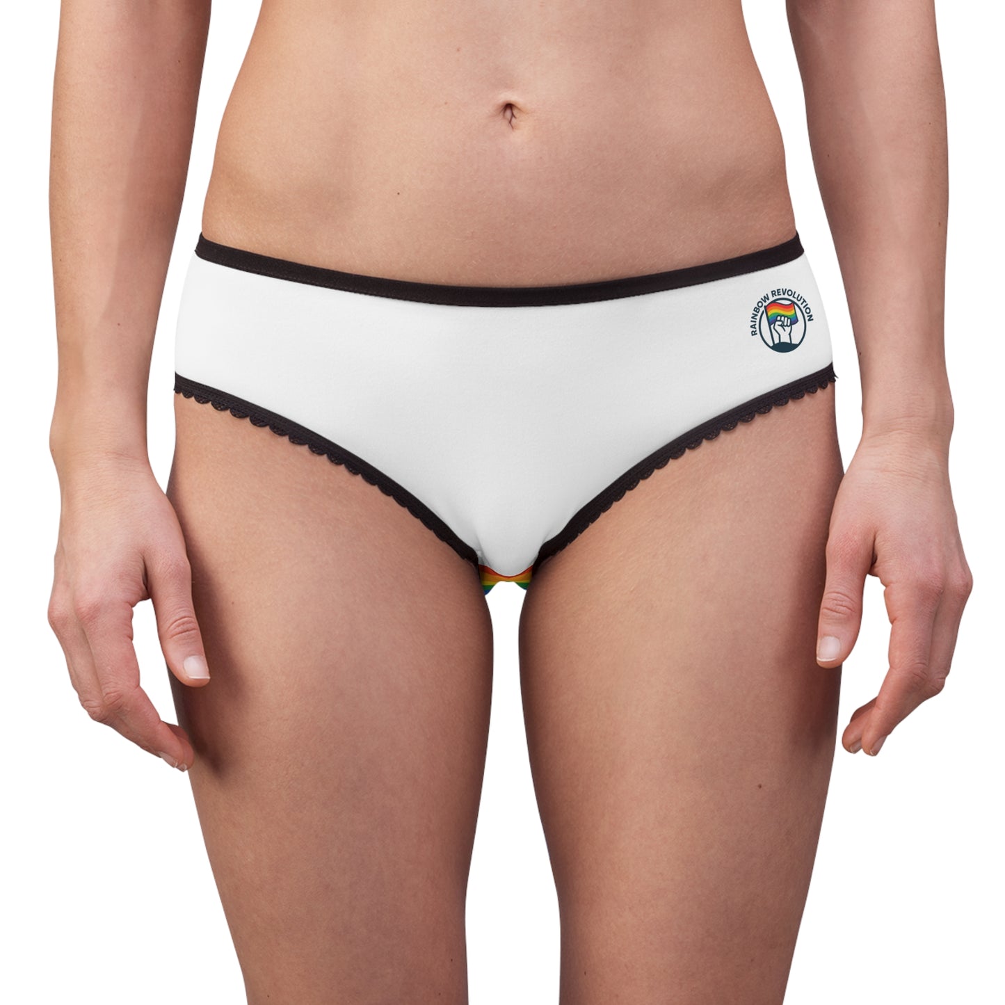 Pride-Themed Women's Briefs, LGBTQ Underwear, Comfortable Everyday Panties, Gifts for Pride Month, Fun LGBTQ Fashion