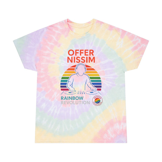 Vibrant Tie-Dye Tee, Boho Fashion, Music Festival Wear, LGBTQ+ Pride, Summer Vibes, Casual Comfort, Spirited Rainbow Design