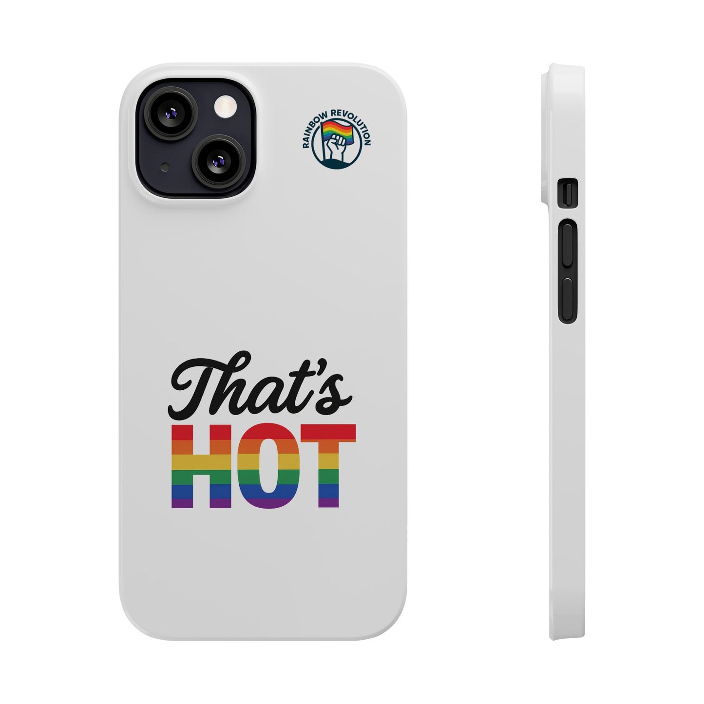 Rainbow Pride Slim Phone Cases | LGBTQ+ Accessories, Gifts for Friends, Trendy Phone Cover, Summer Vibes