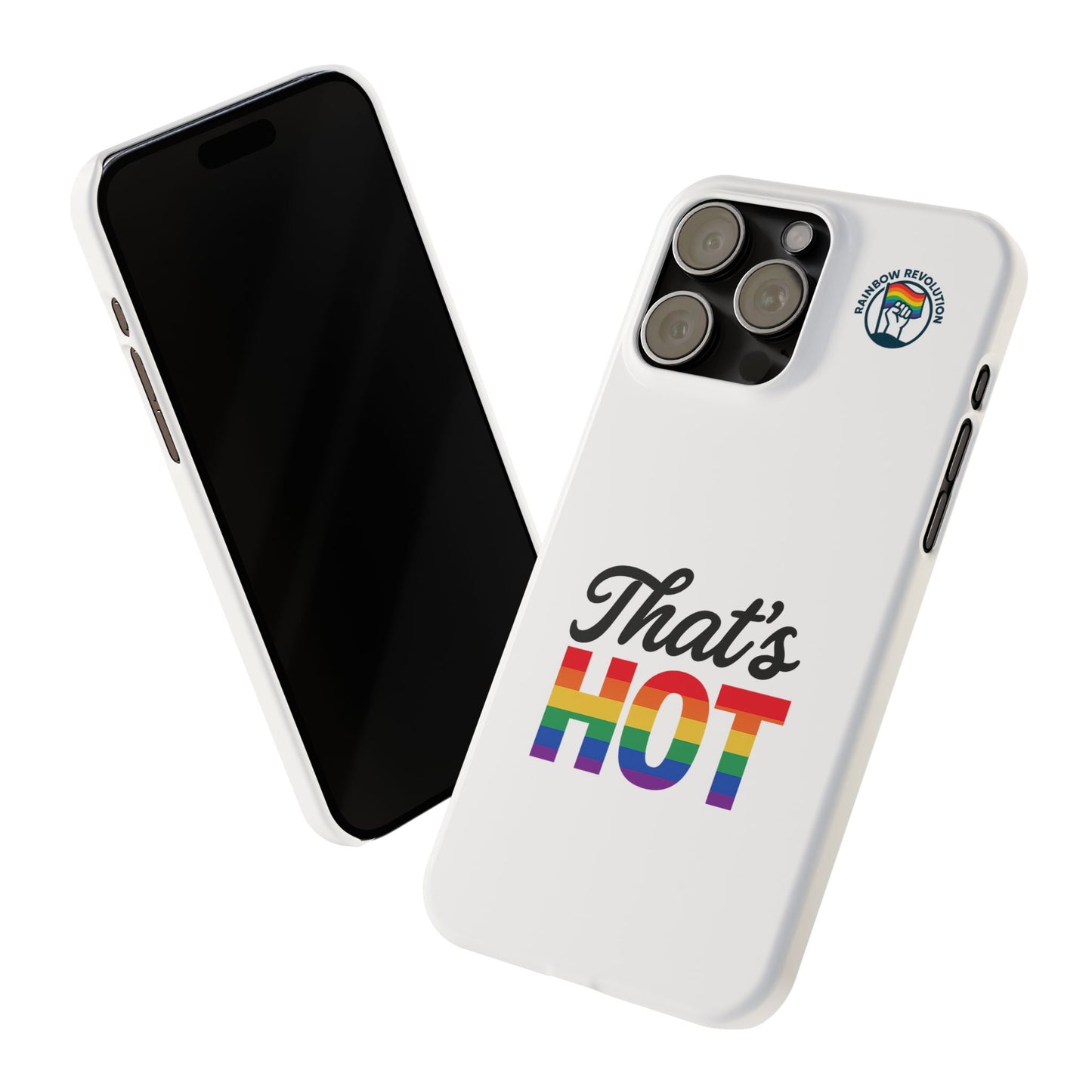 Rainbow Pride Slim Phone Cases | LGBTQ+ Accessories, Gifts for Friends, Trendy Phone Cover, Summer Vibes
