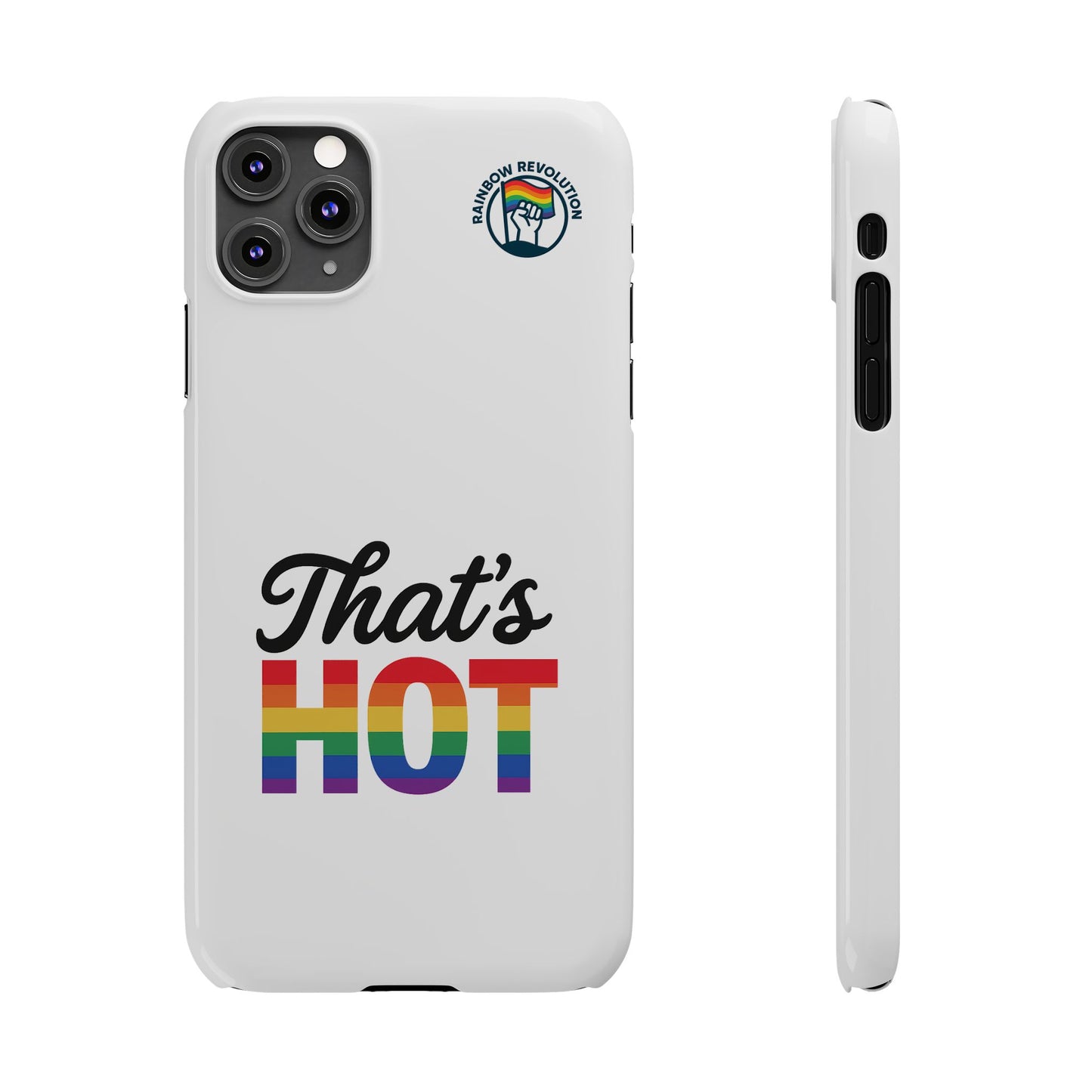 Rainbow Pride Slim Phone Cases | LGBTQ+ Accessories, Gifts for Friends, Trendy Phone Cover, Summer Vibes