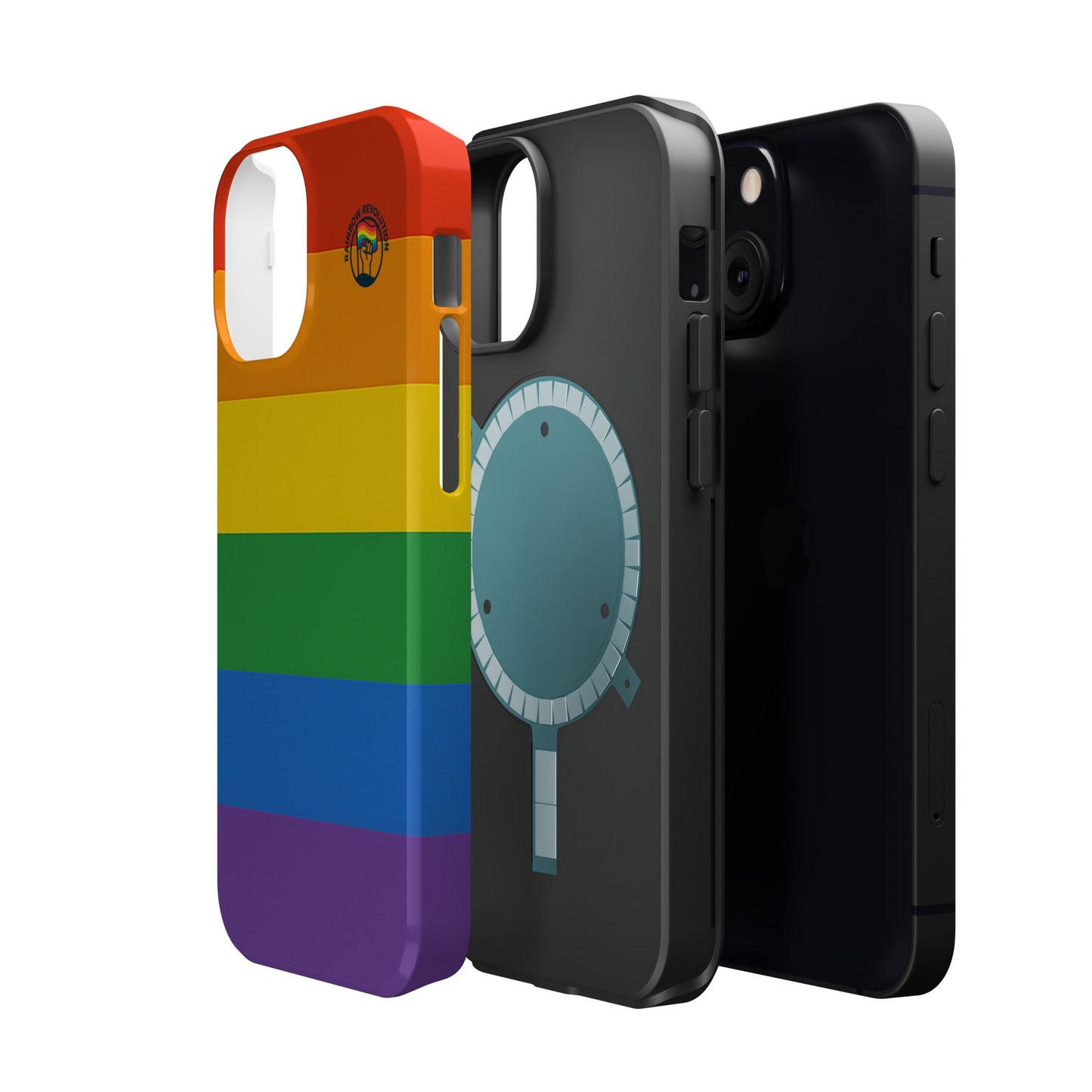 Rainbow Pride Magnetic Phone Case | LGBTQ+ Accessories, Colorful Phone Protection, Gift for Pride Month, Unique Cell Cover