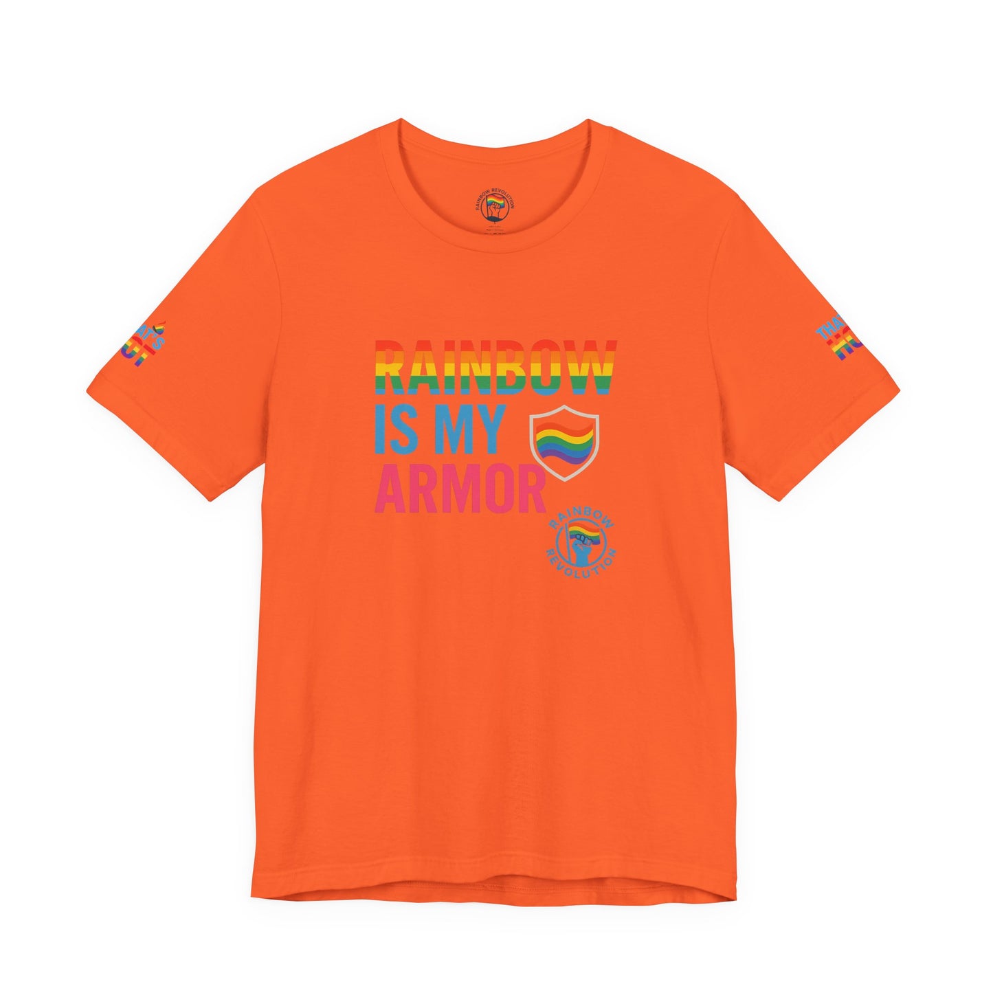 Pride Rainbow Tee, Unisex Short Sleeve Shirt, LGBTQ+ Apparel, Comfortable Summer Top, Celebratory Outfit, Gift for Allies