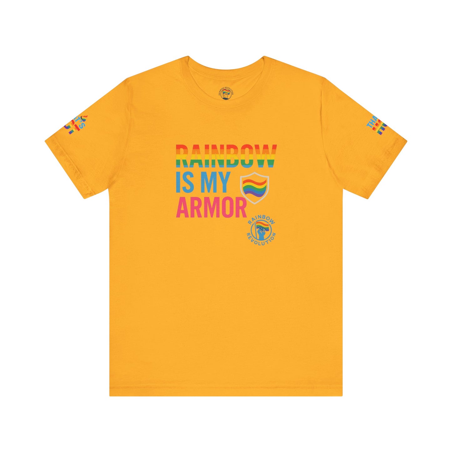 Pride Rainbow Tee, Unisex Short Sleeve Shirt, LGBTQ+ Apparel, Comfortable Summer Top, Celebratory Outfit, Gift for Allies