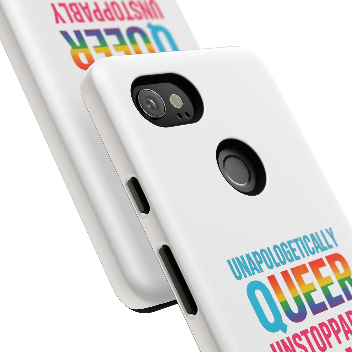 Pride Phone Case - Unapologetically Queer, LGBTQ+ Accessory, Colorful Phone Cover, Rainbow Gift, Queer Pride