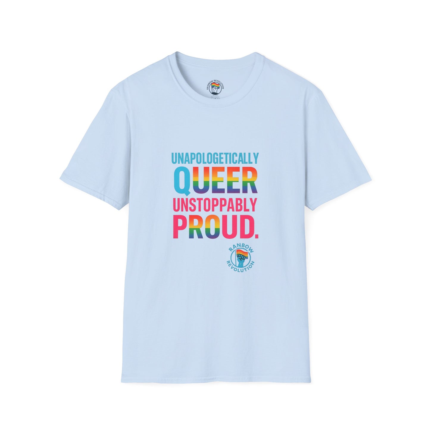 Unisex Pride T-Shirt - Unapologetically Queer Unstoppably Proud, LGBTQ+ Apparel, LGBTQ Pride Shirt, Gay Pride Tee, Rainbow Shirt, Gift [...]
