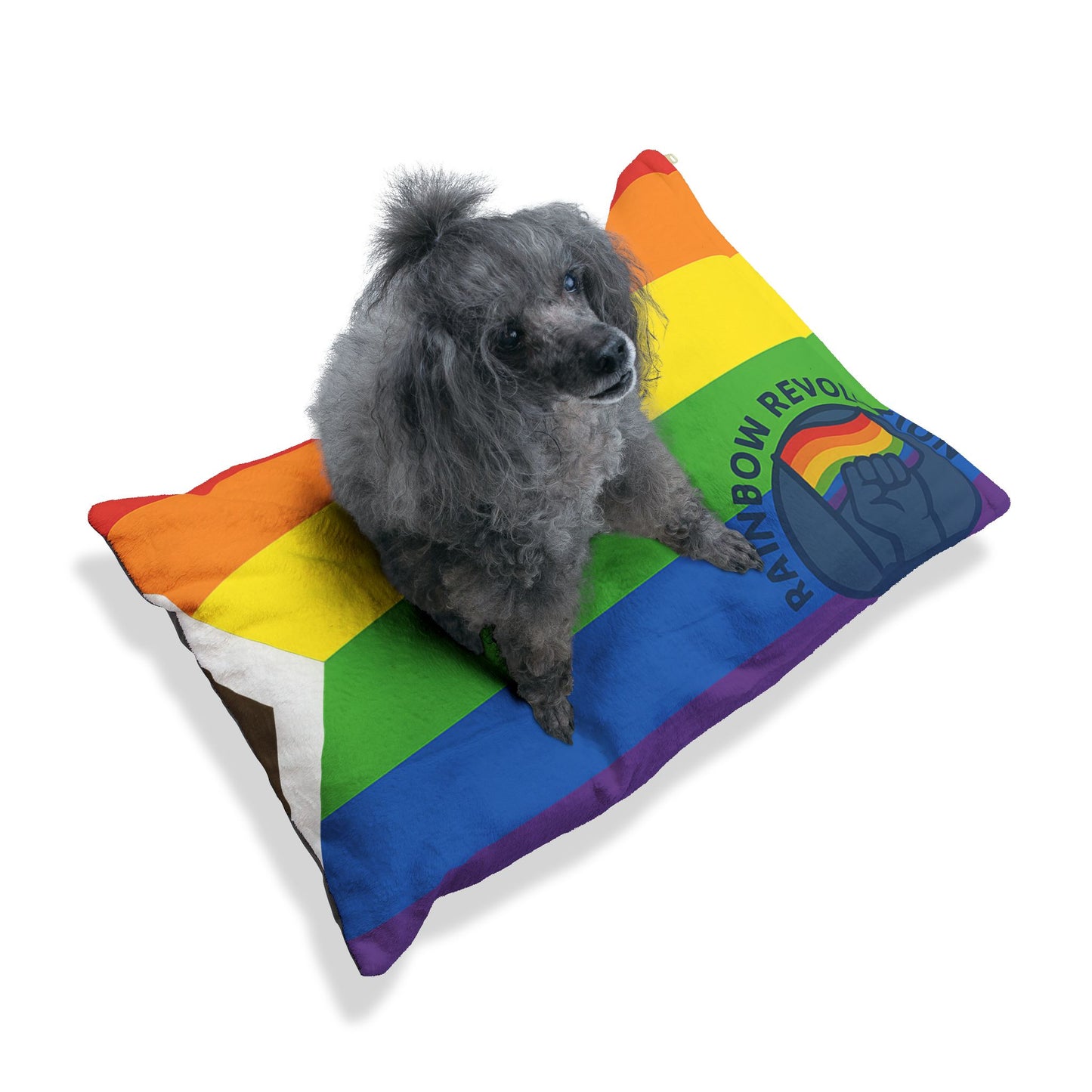 Rainbow Revolution Pet Bed, LGBTQ+ Pride Dog Bed, Colorful Pet Cushion, Pride-Themed Pet Supplies, Cozy Dog Pillow, Eco-Friendly Pet [...]