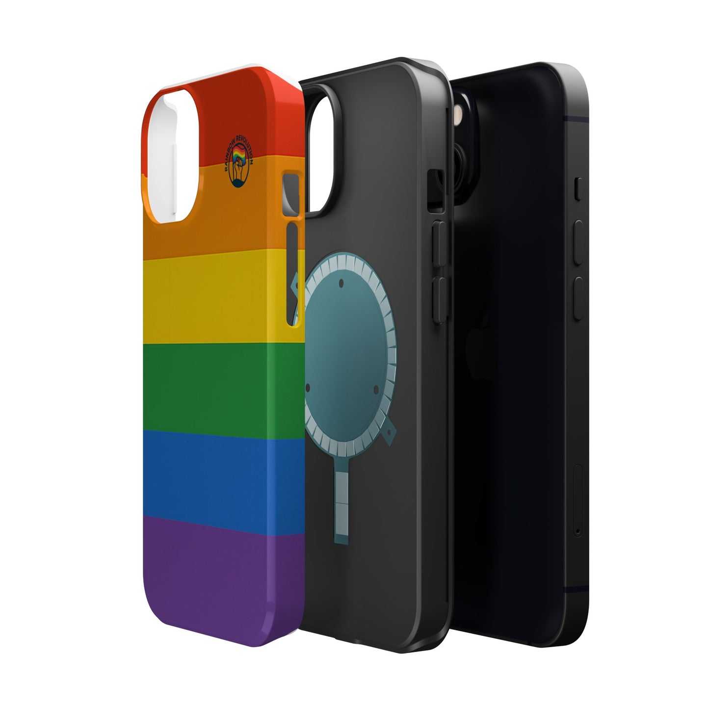 Rainbow Pride Magnetic Phone Case | LGBTQ+ Accessories, Colorful Phone Protection, Gift for Pride Month, Unique Cell Cover