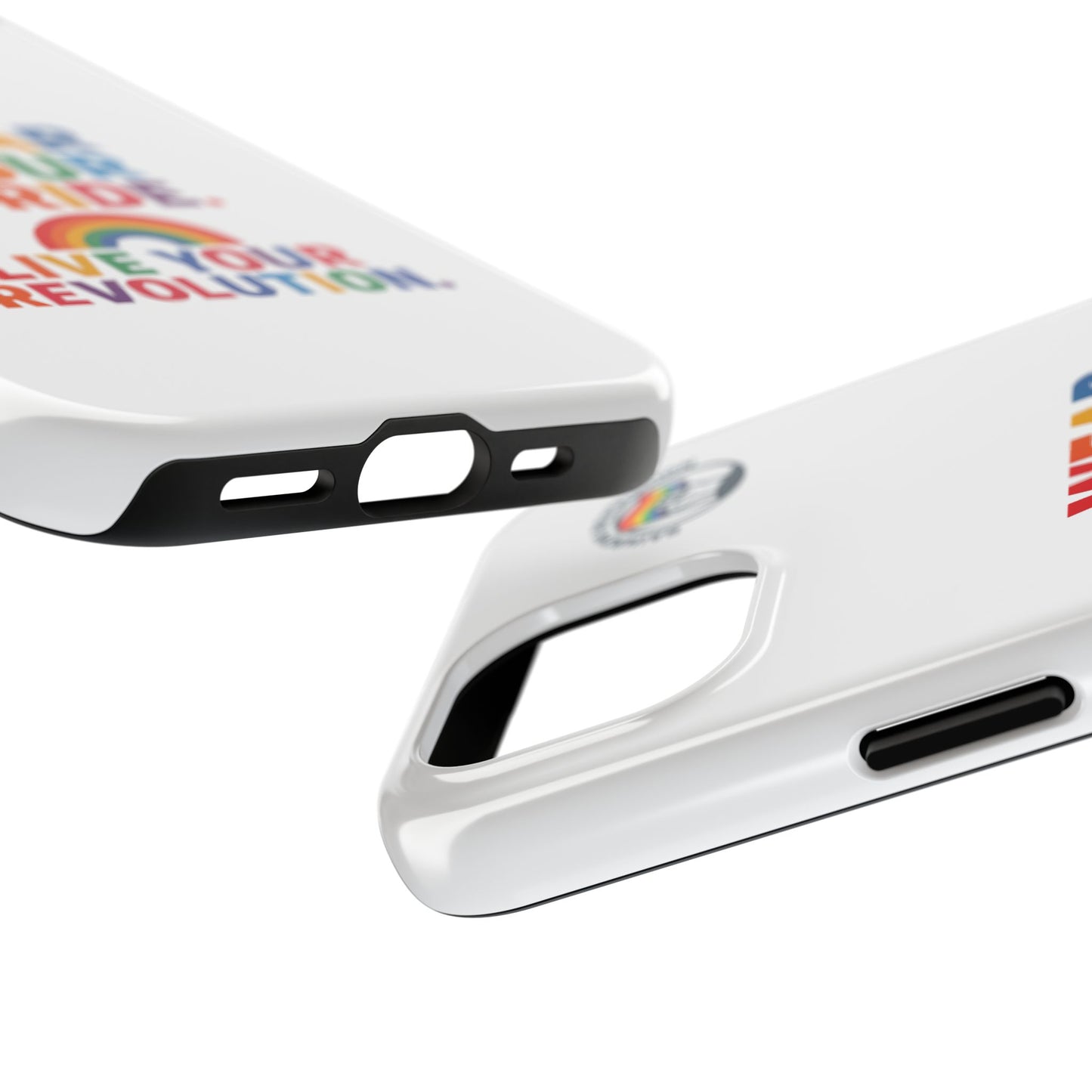 Pride Phone Cases - Wear Your Pride, Live Your Revolution - LGBTQ+ Accessories, Colorful Cases, Gift for Pride Month, Support Equality