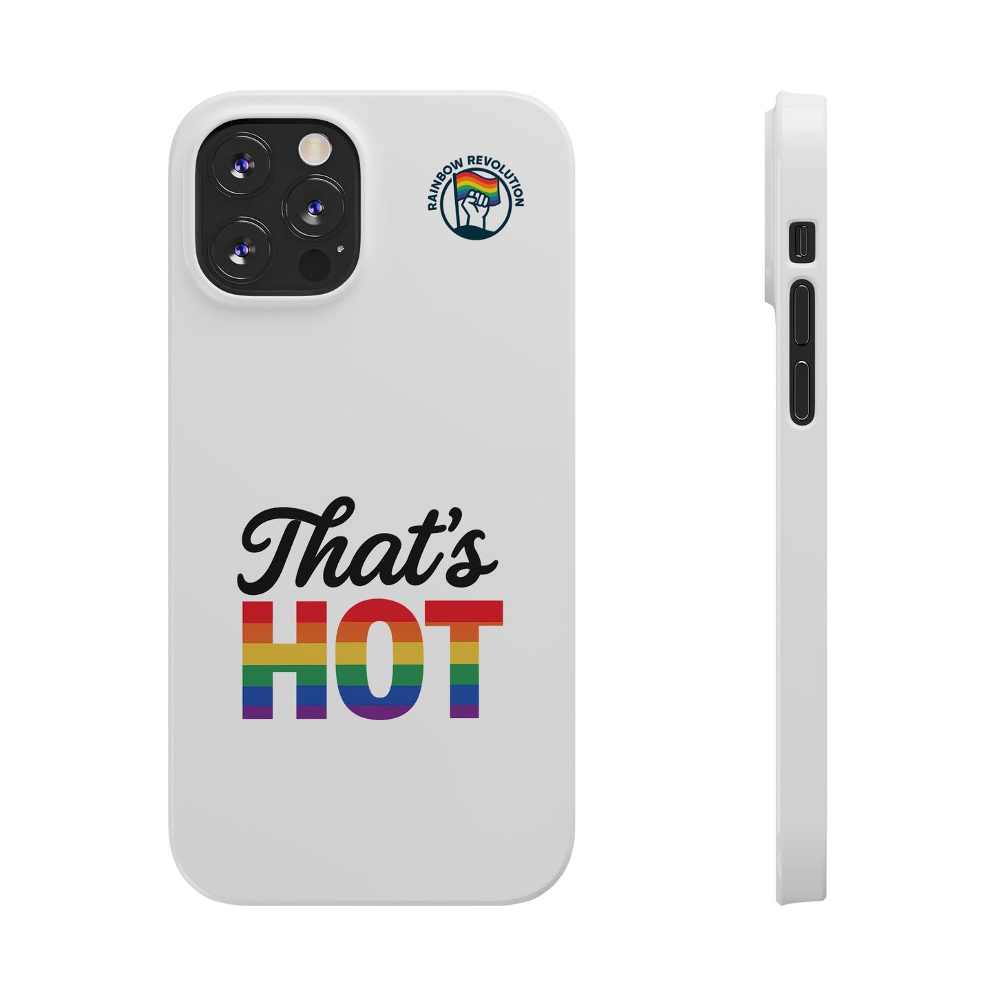 Rainbow Pride Slim Phone Cases | LGBTQ+ Accessories, Gifts for Friends, Trendy Phone Cover, Summer Vibes