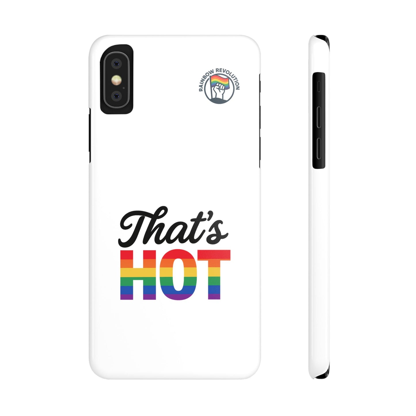 Rainbow Pride Slim Phone Cases | LGBTQ+ Accessories, Gifts for Friends, Trendy Phone Cover, Summer Vibes