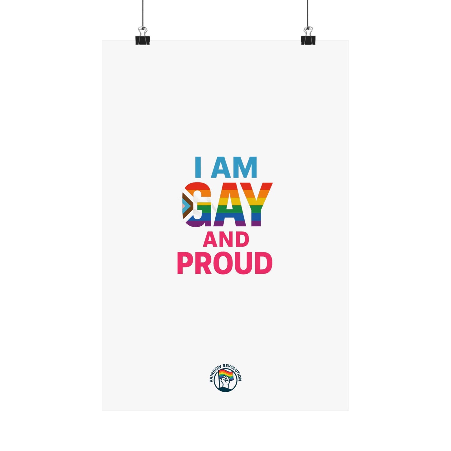 Pride Poster, LGBTQ Decor, Colorful Art Print, Gay Pride Wall Art, Statement Poster, Celebration of Identity
