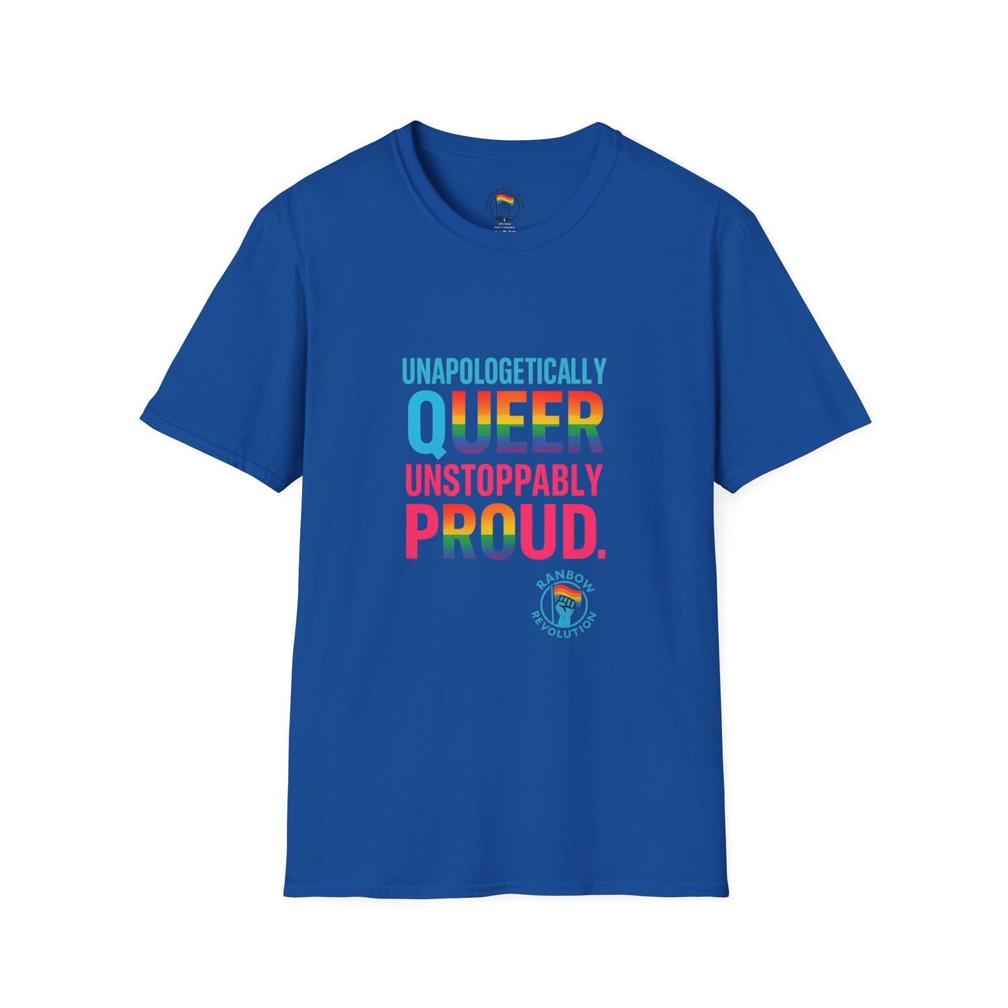 Unisex Pride T-Shirt - Unapologetically Queer Unstoppably Proud, LGBTQ+ Apparel, LGBTQ Pride Shirt, Gay Pride Tee, Rainbow Shirt, Gift [...]