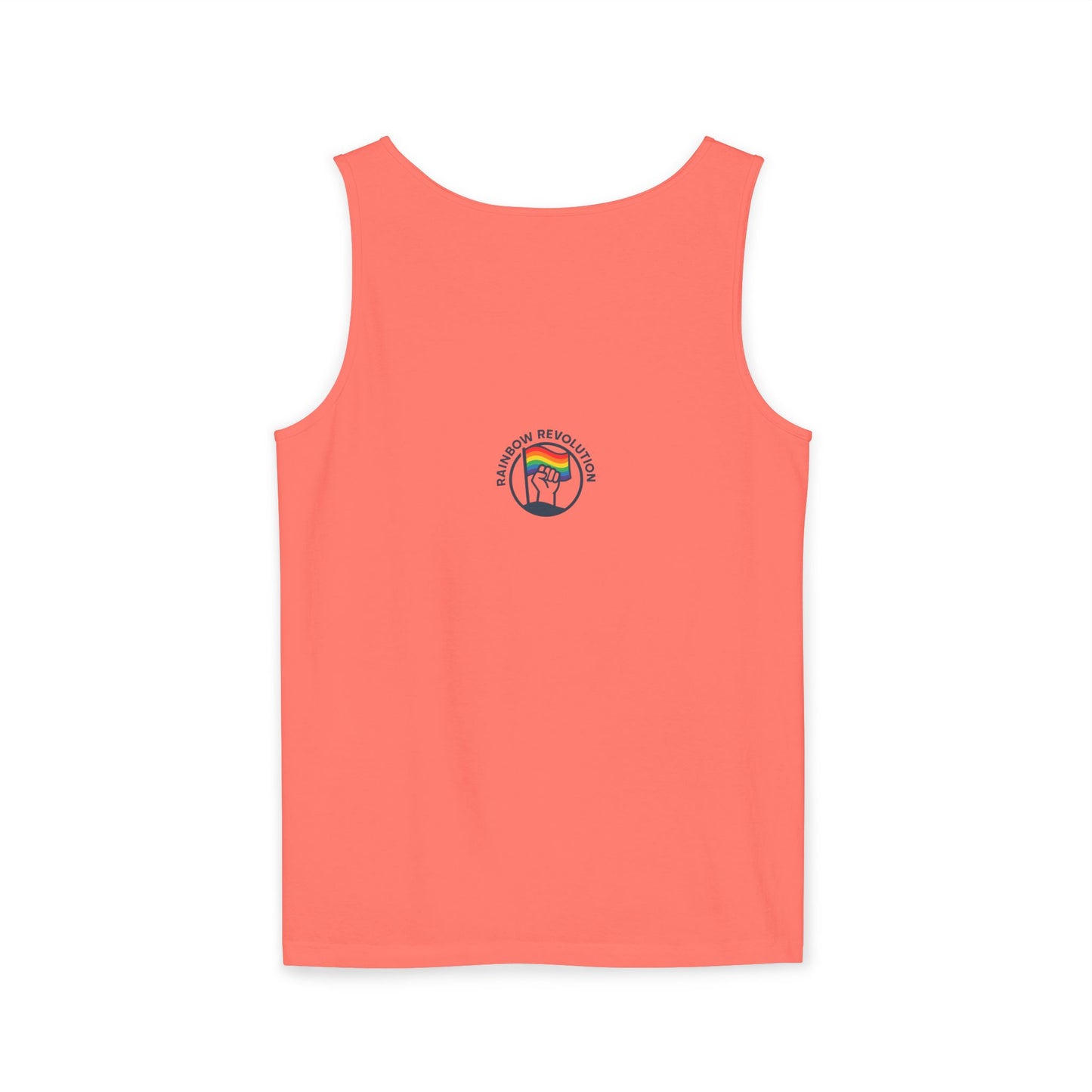 Pride Flame Tank Top | Unisex Garment-Dyed Tank, LGBTQ+ Apparel, Colorful Summer Wear, Festival Clothing, Gay Pride Merchandise