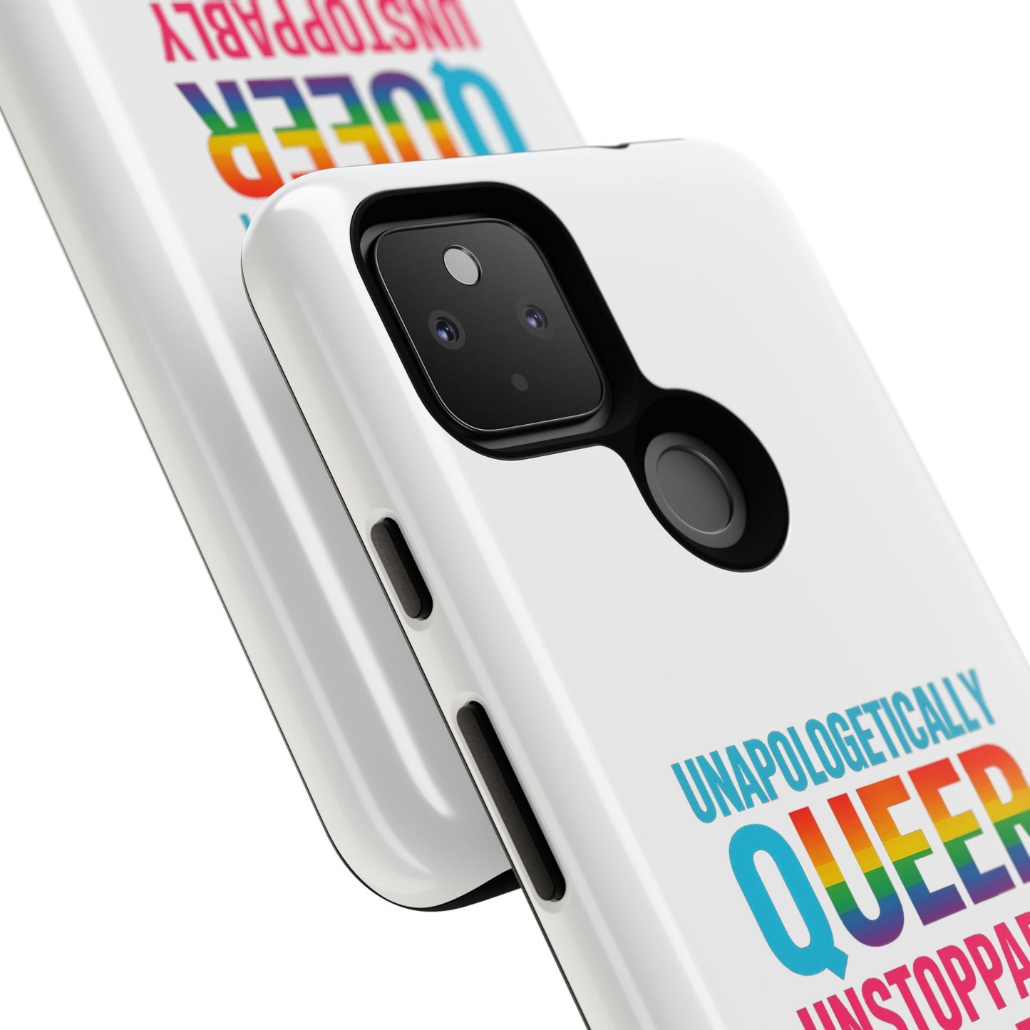 Pride Phone Case - Unapologetically Queer, LGBTQ+ Accessory, Colorful Phone Cover, Rainbow Gift, Queer Pride
