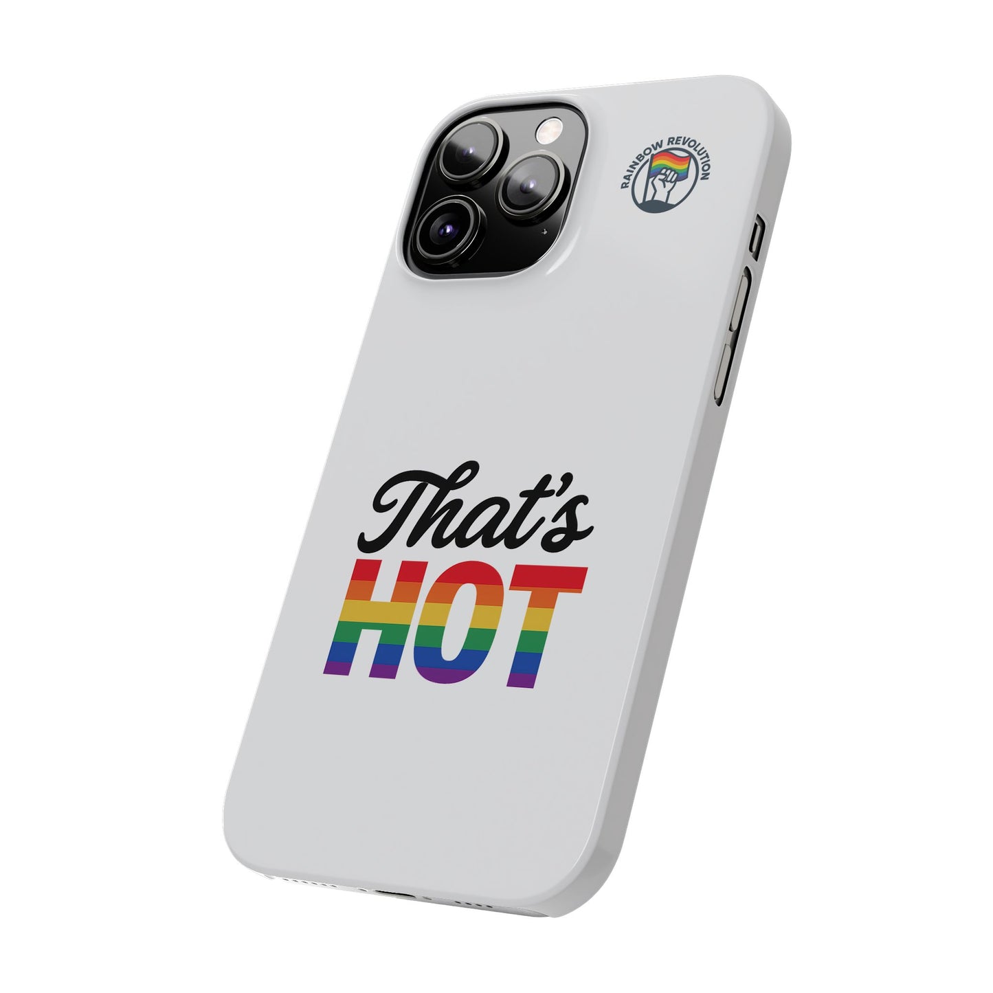 Rainbow Pride Slim Phone Cases | LGBTQ+ Accessories, Gifts for Friends, Trendy Phone Cover, Summer Vibes