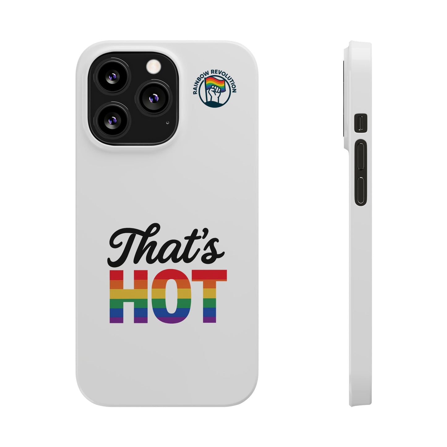 Rainbow Pride Slim Phone Cases | LGBTQ+ Accessories, Gifts for Friends, Trendy Phone Cover, Summer Vibes