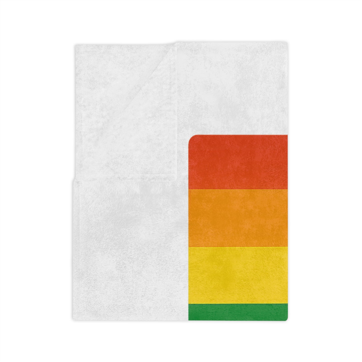 Rainbow Revolution Velveteen Blanket, Cozy LGBTQ+ Throw for Pride Month, Home Decor, Gift for Allies, Soft Microfiber Blanket