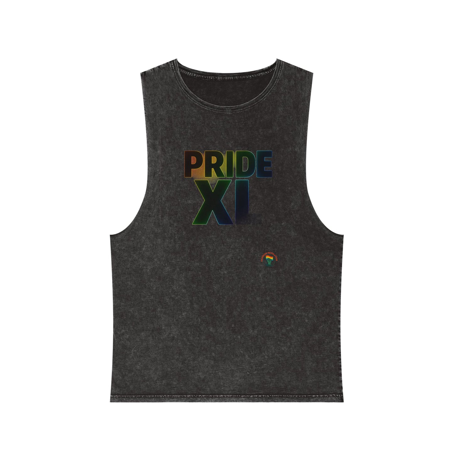 Pride Stonewash Tank Top, Unisex Pride Shirt, LGBTQ+ Apparel, Summer Pride Wear, Festival Outfit, Gay Pride Clothing