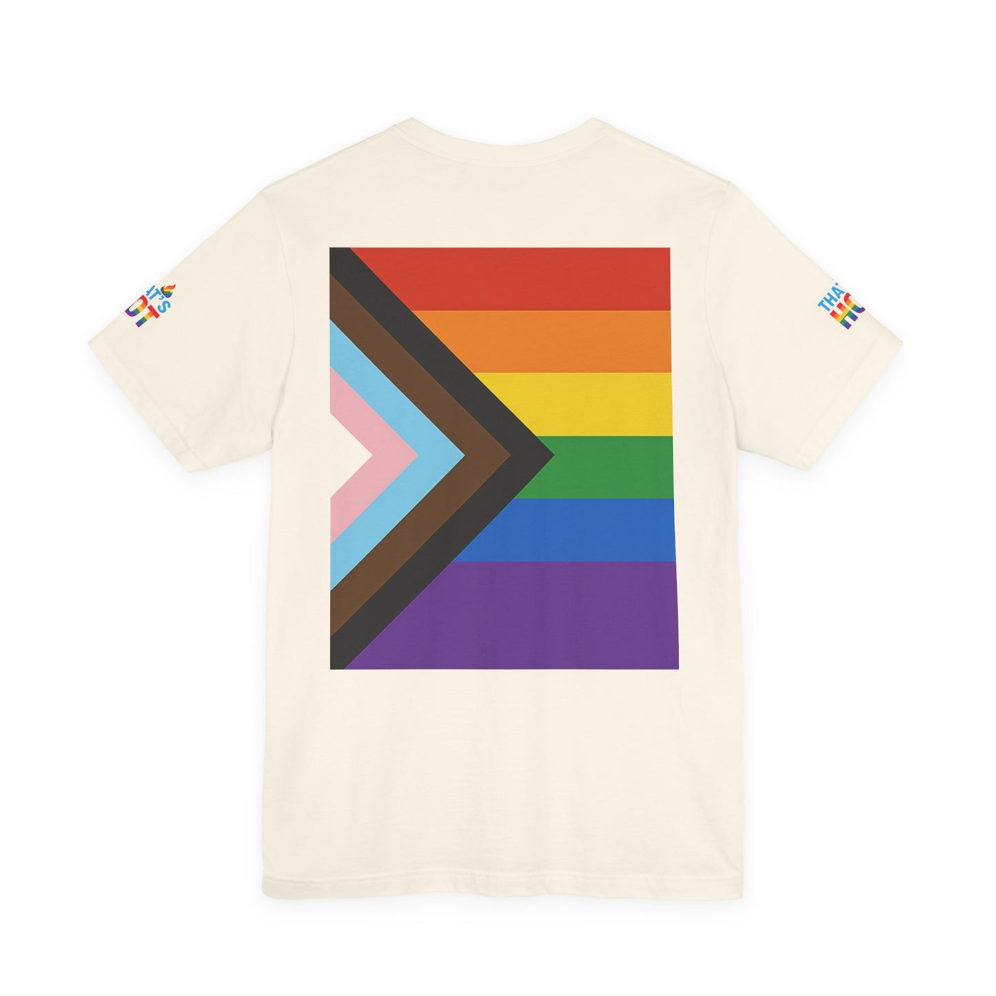 Pride Rainbow Tee, Unisex Short Sleeve Shirt, LGBTQ+ Apparel, Comfortable Summer Top, Celebratory Outfit, Gift for Allies
