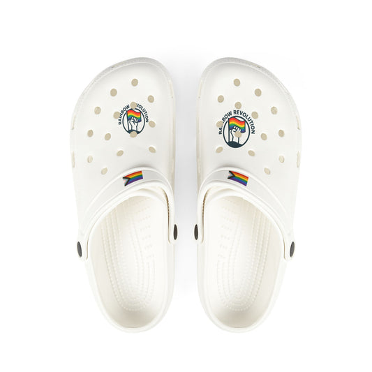 Colorful AOP EVA Foam Shoes, Fun Sliders, Casual Slip-Ons, Comfortable Outdoor Footwear, Summer Essentials, Pride Accessories
